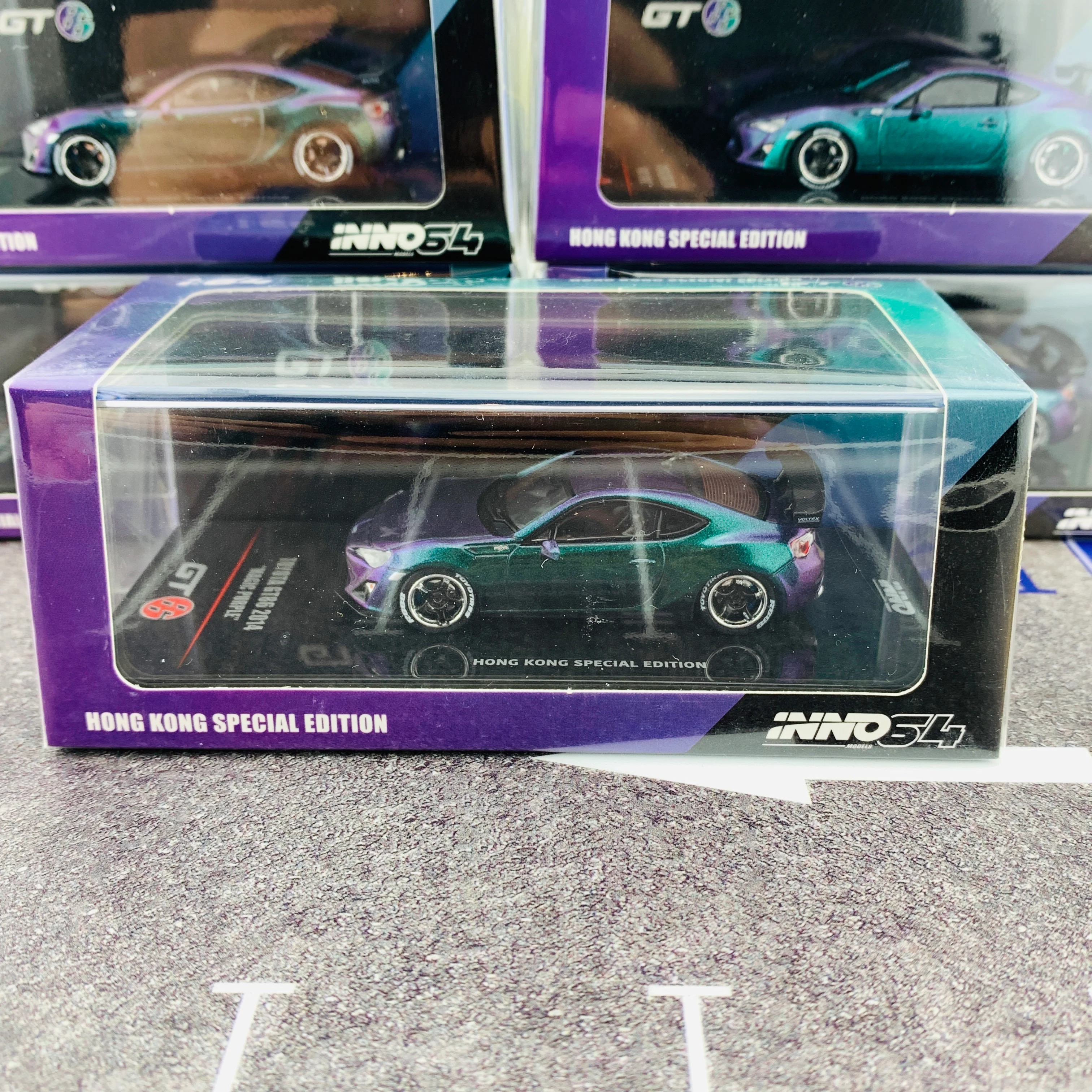 INNO64 1/64 Toyota GT86 2014 Magic Purple Hong Kong Special Edition IN64-GT86-MPHS - Image 6