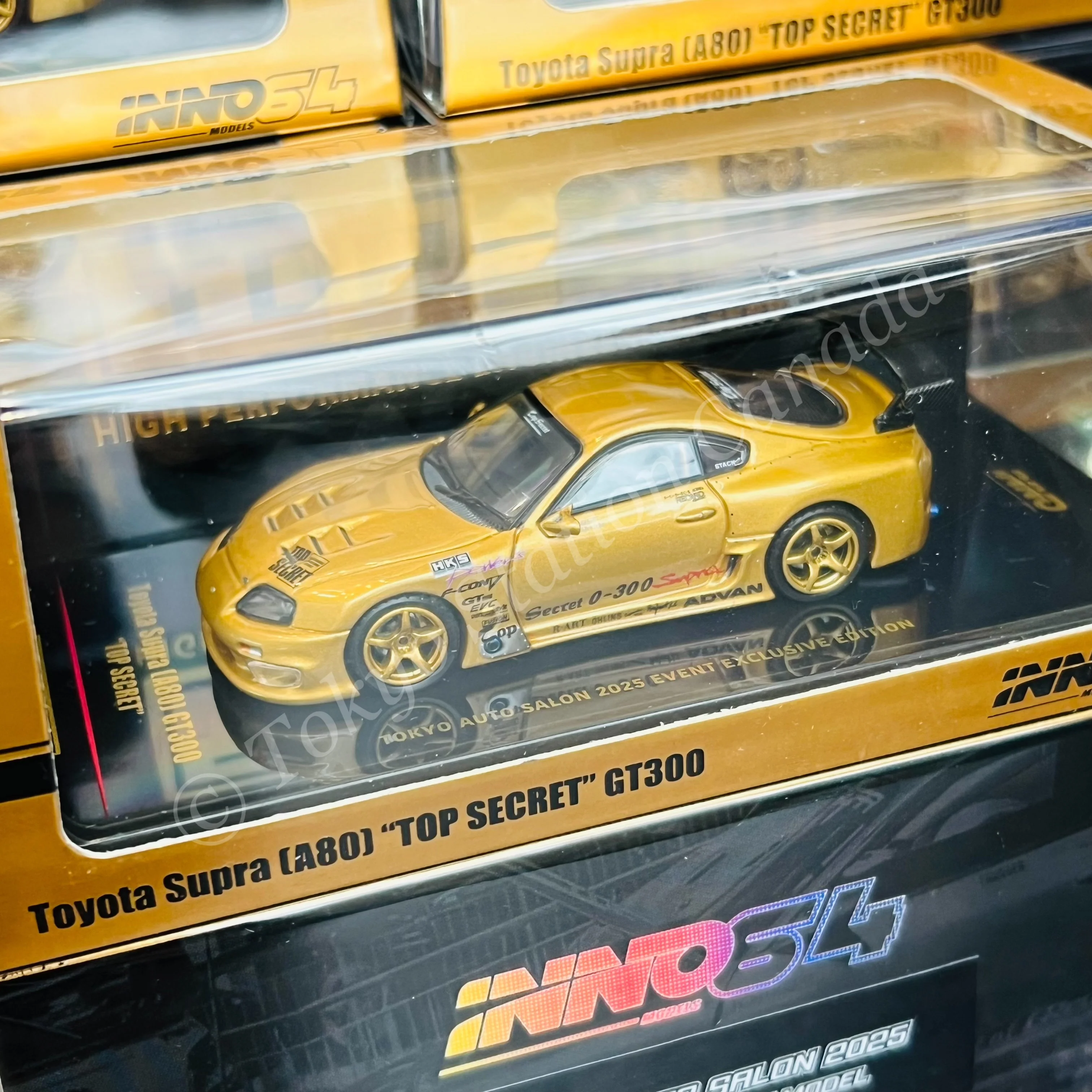 INNO64 1/64 Toyota Supra (A80) GT300 "TOP SECRET" TAS25 LIMITED EDITION IN64-A80TS-TAS25 - Image 2