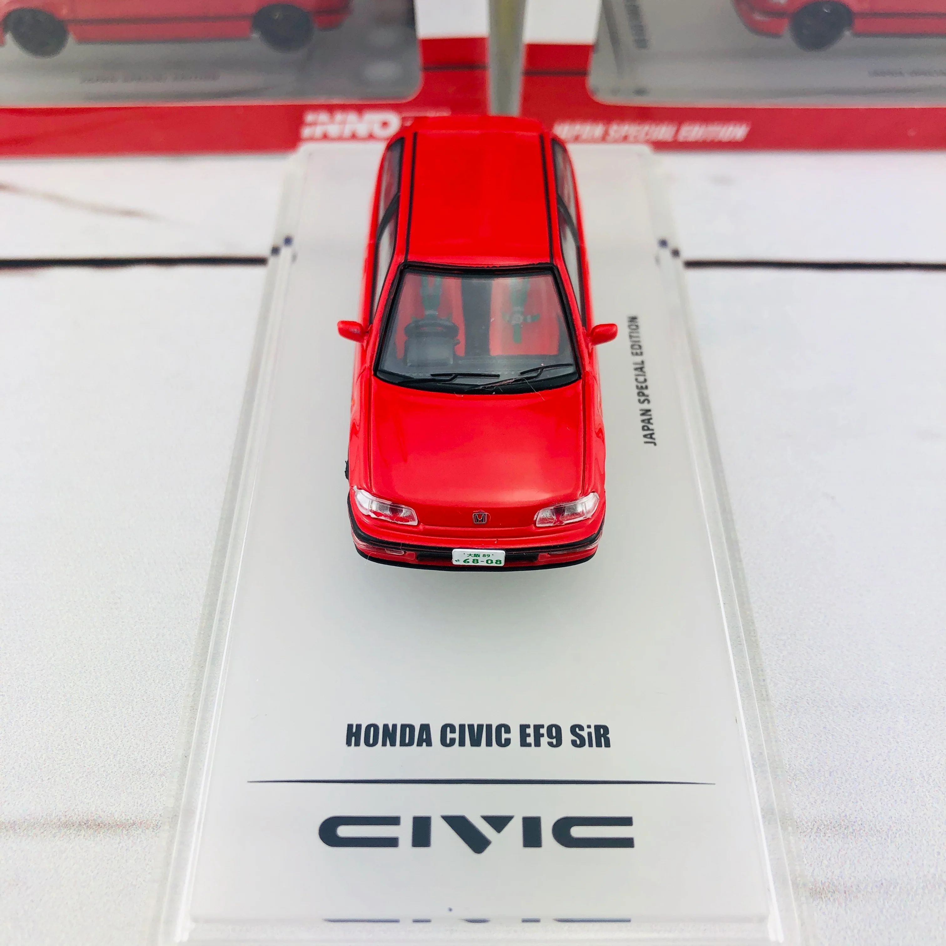 INNO64 HONDA CIVIC EF9 SiR Japan Special Edition IN64-EF9-REDJS - Image 10