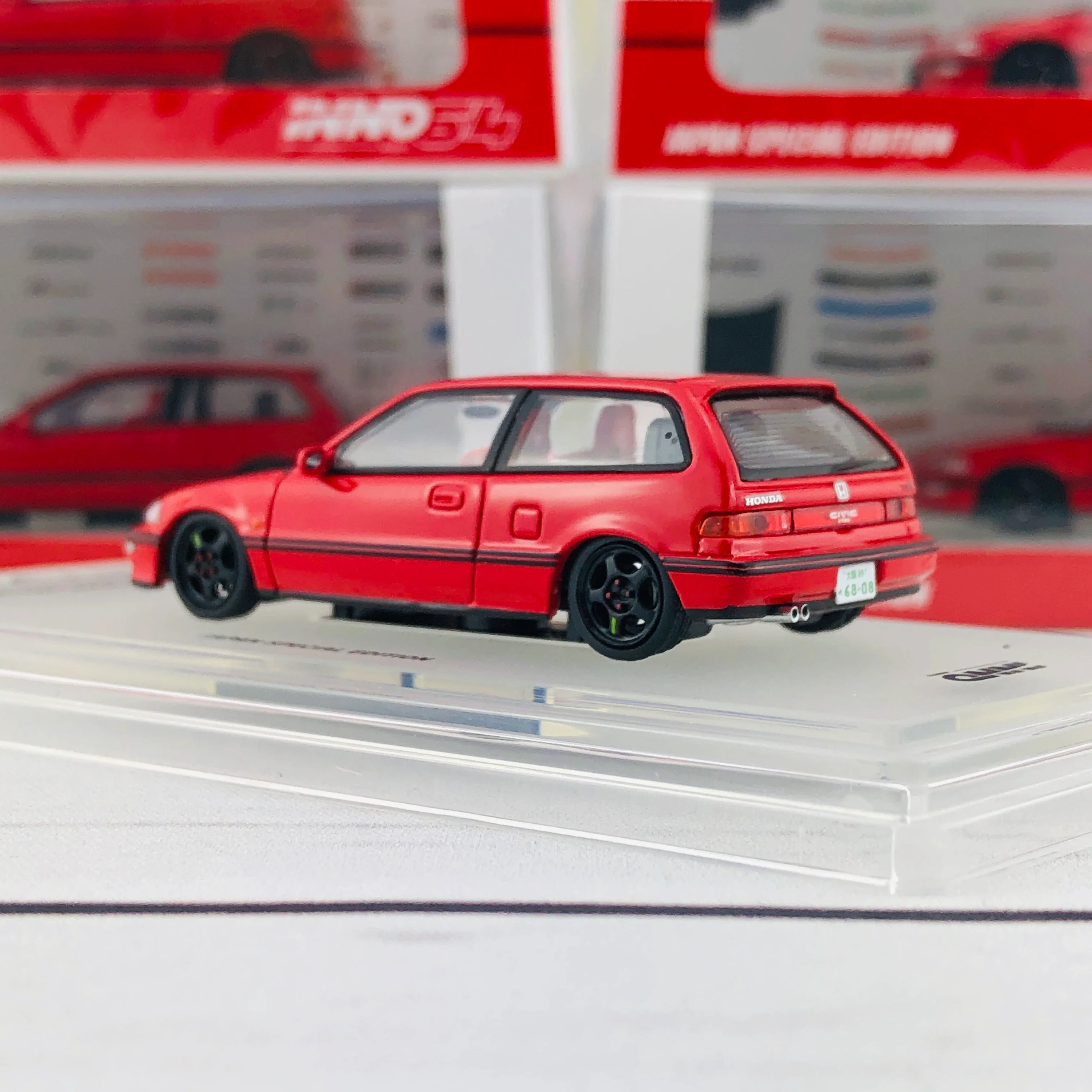 INNO64 HONDA CIVIC EF9 SiR Japan Special Edition IN64-EF9-REDJS - Image 3