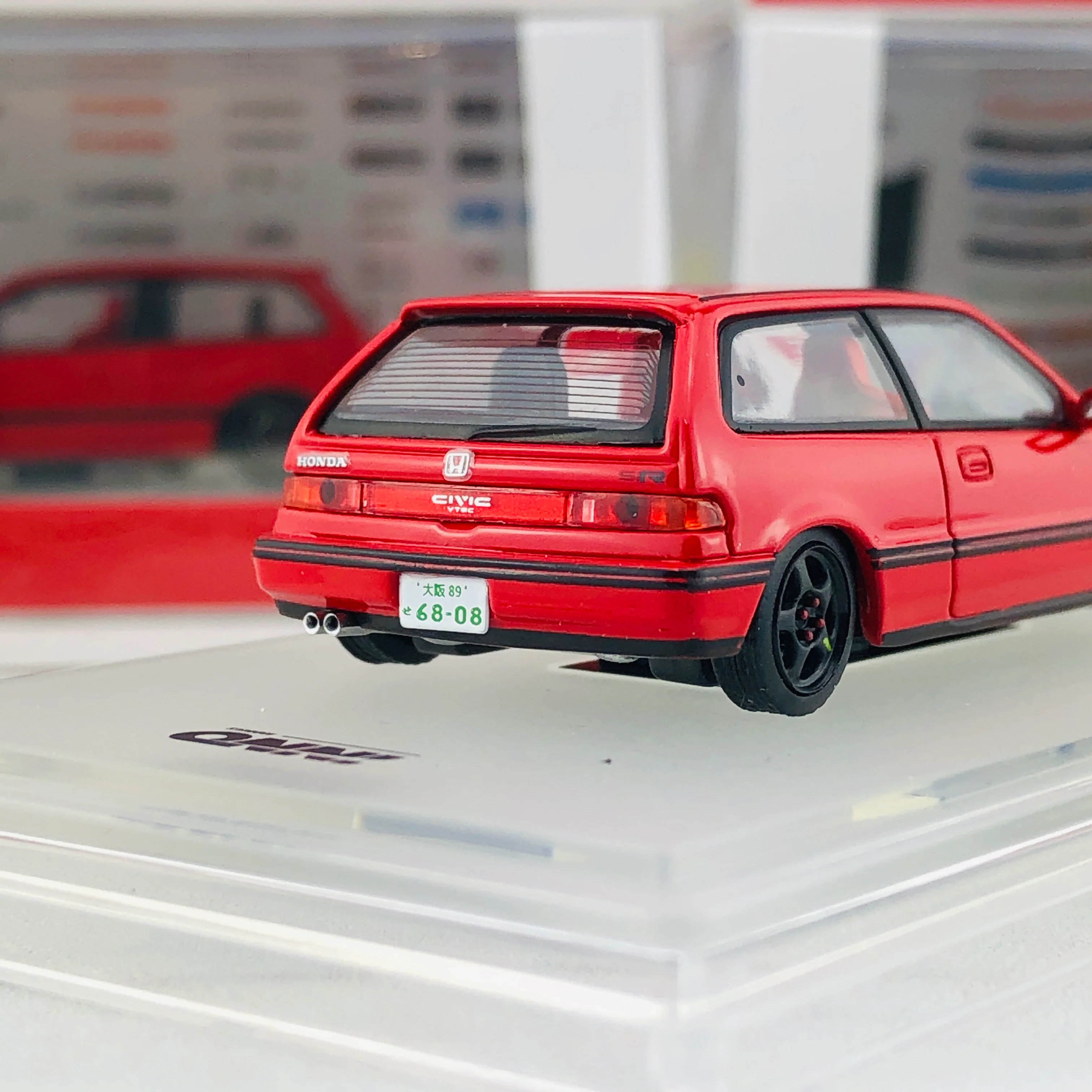 INNO64 HONDA CIVIC EF9 SiR Japan Special Edition IN64-EF9-REDJS - Image 4