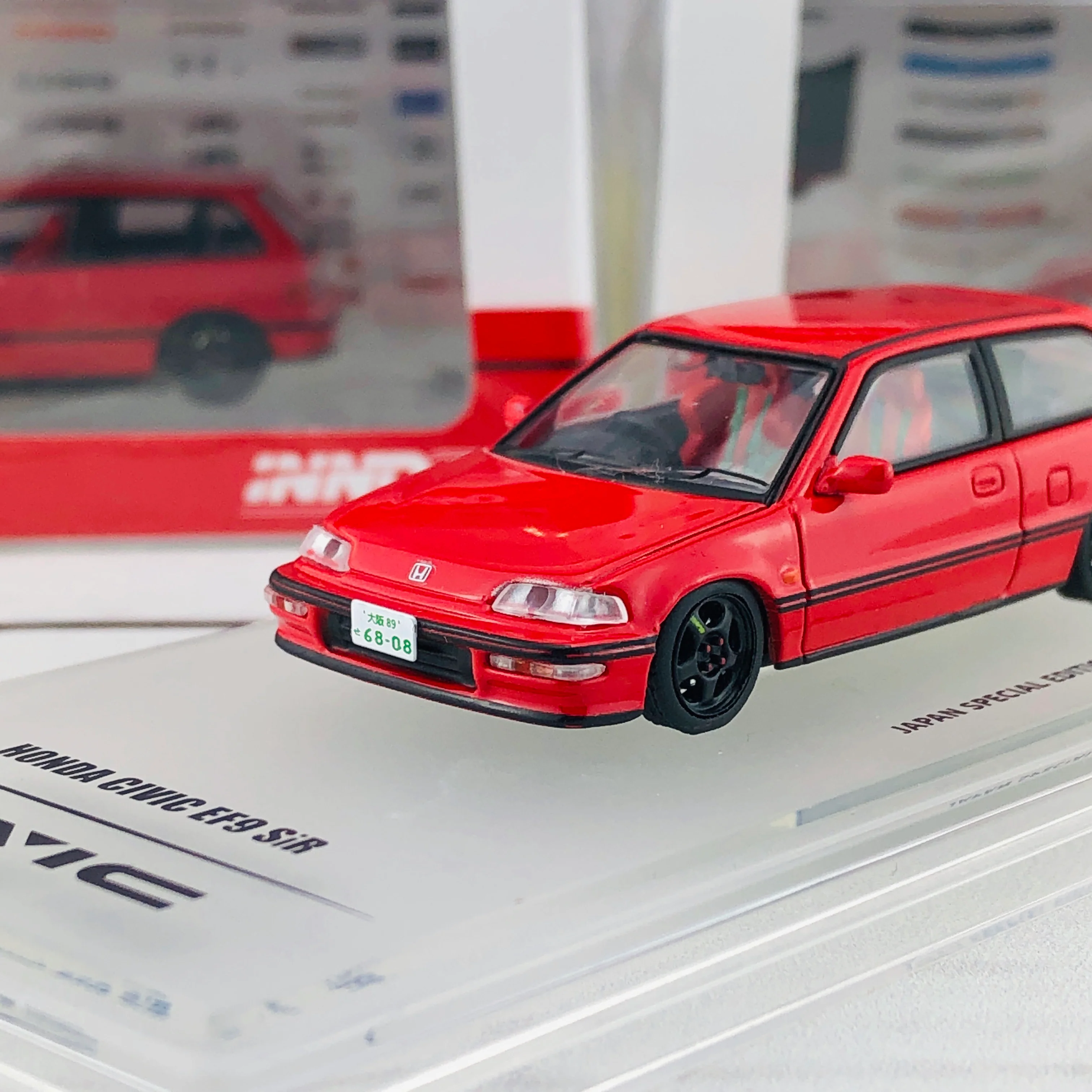 INNO64 HONDA CIVIC EF9 SiR Japan Special Edition IN64-EF9-REDJS - Image 6