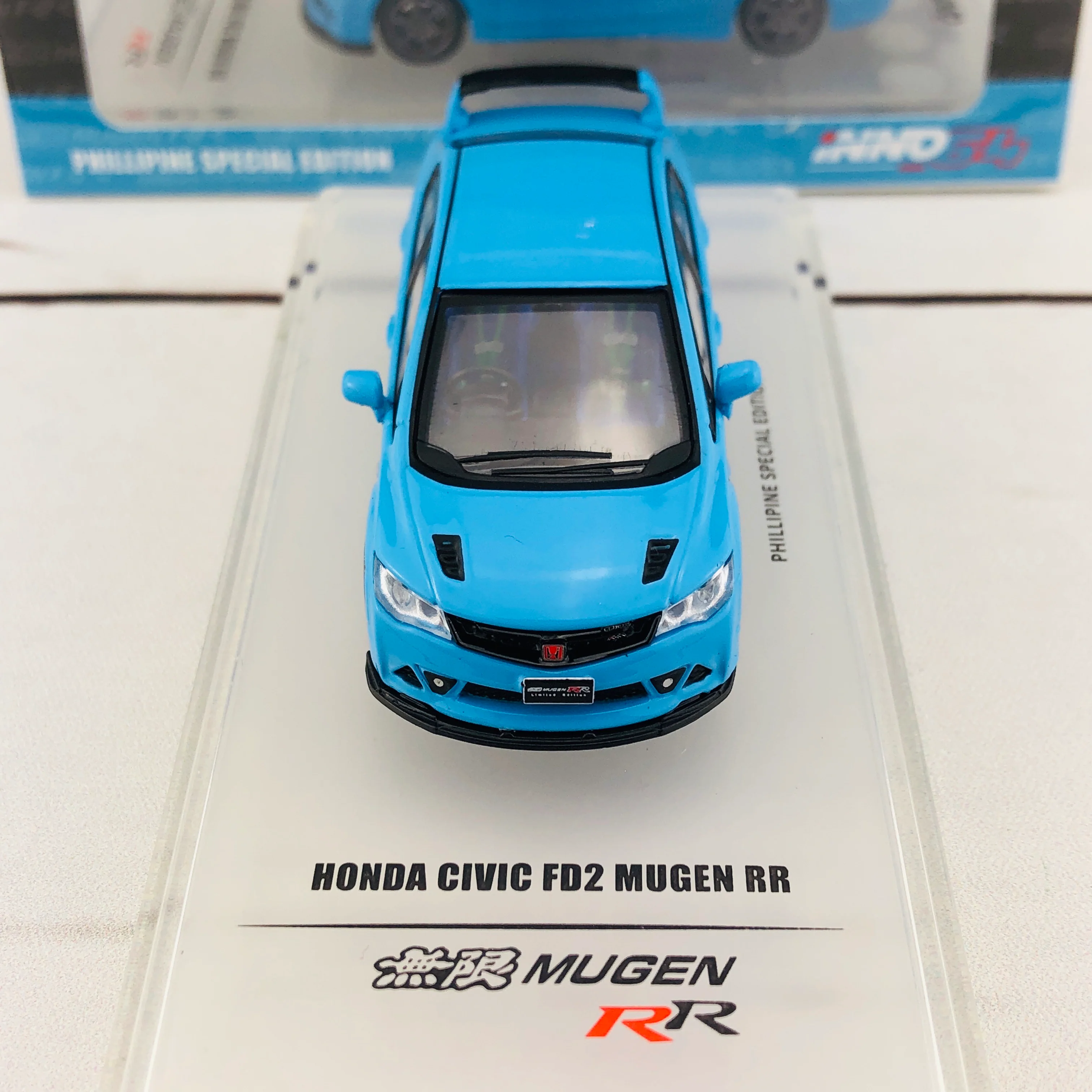 INNO64 1/64 HONDA CIVIC FD2 Mugen RR Philippine Special Edition IN64-FD2-LBPHS **Limited Qty** - Image 10