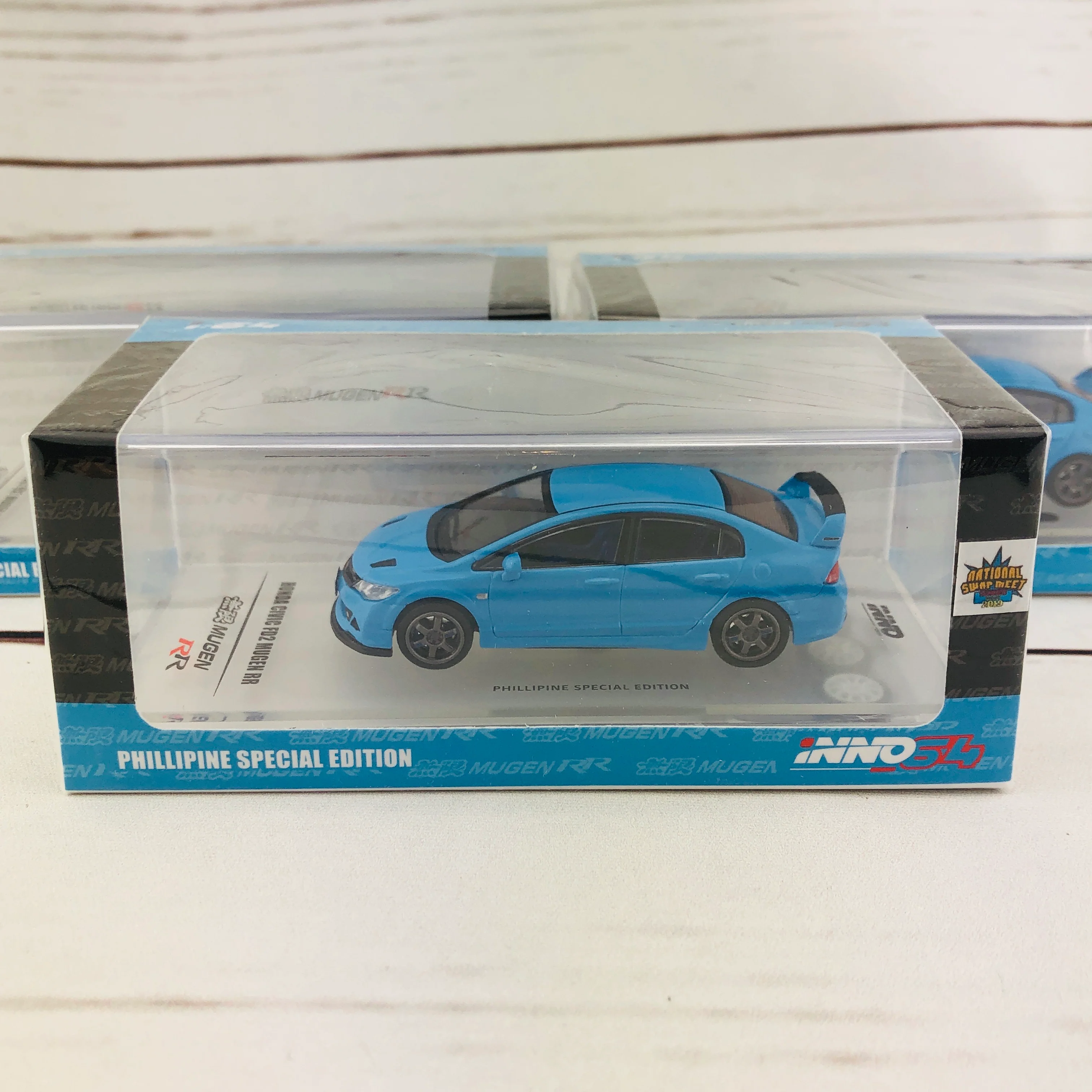 INNO64 1/64 HONDA CIVIC FD2 Mugen RR Philippine Special Edition IN64-FD2-LBPHS **Limited Qty** - Image 11