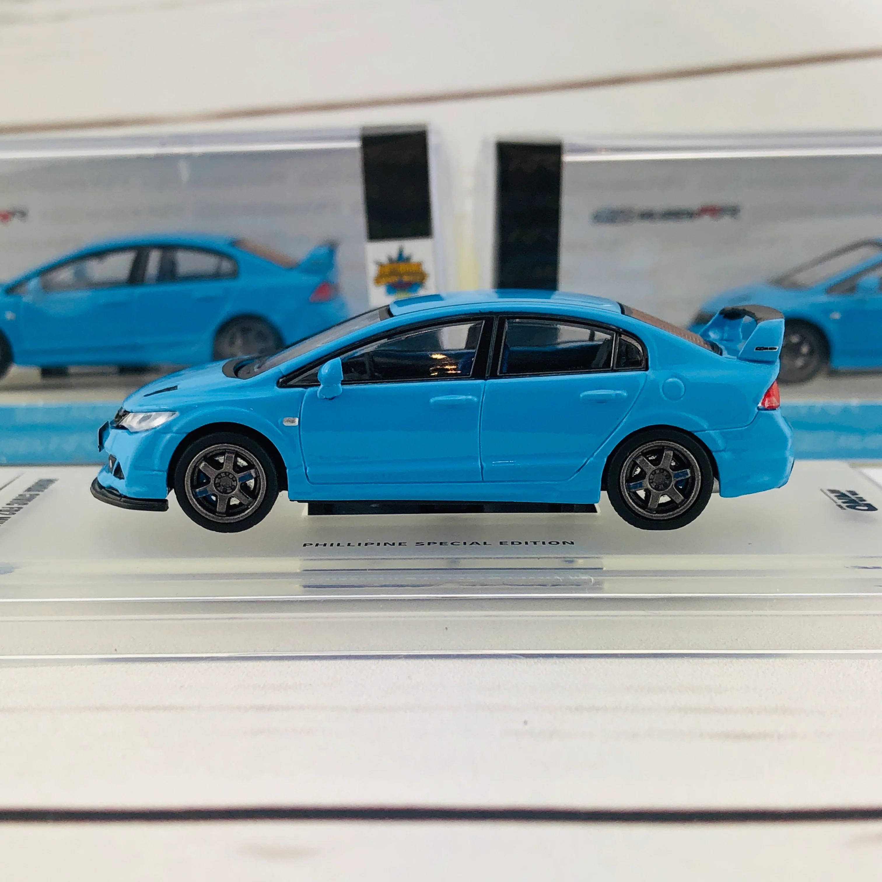 INNO64 1/64 HONDA CIVIC FD2 Mugen RR Philippine Special Edition IN64-FD2-LBPHS **Limited Qty** - Image 2