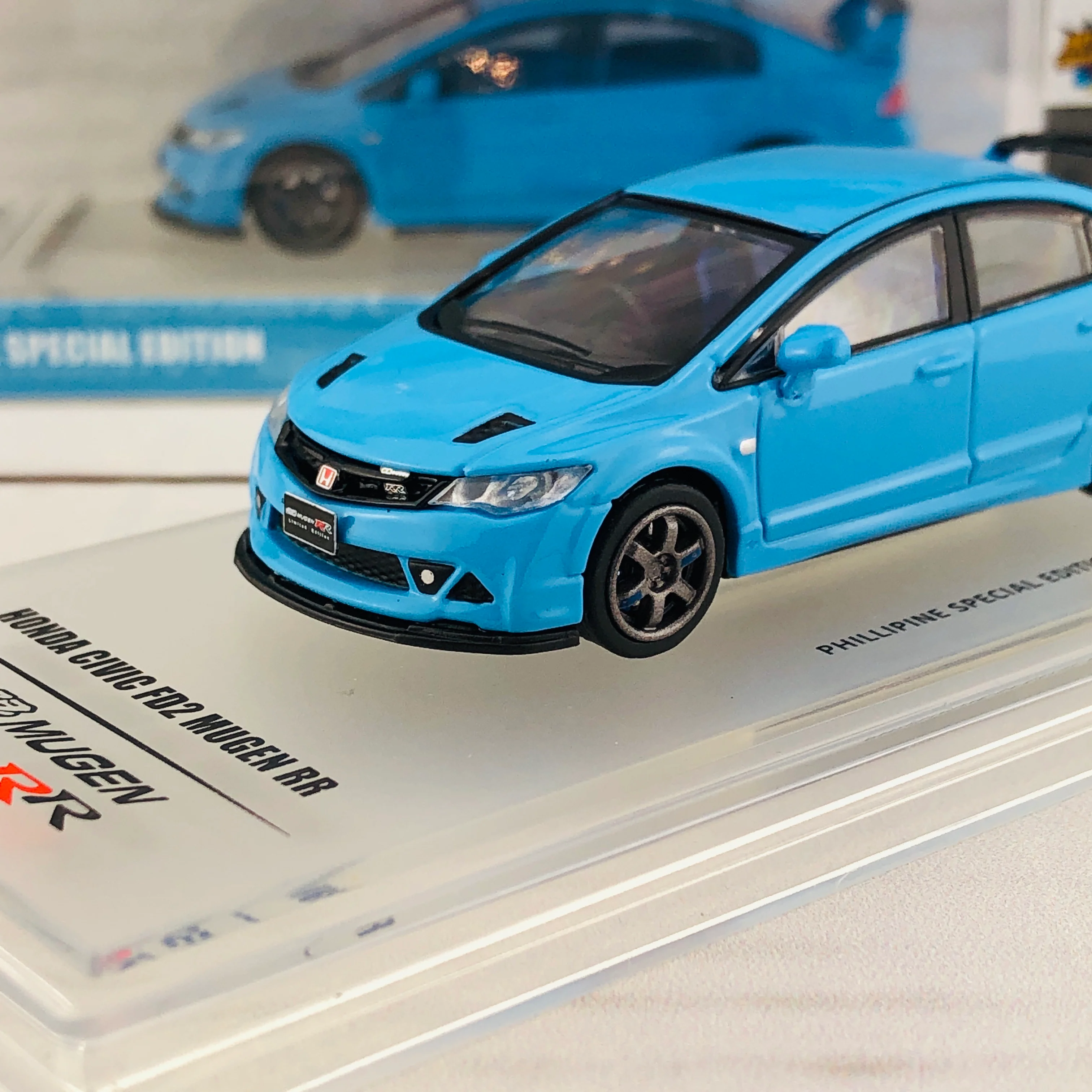 INNO64 1/64 HONDA CIVIC FD2 Mugen RR Philippine Special Edition IN64-FD2-LBPHS **Limited Qty** - Image 3