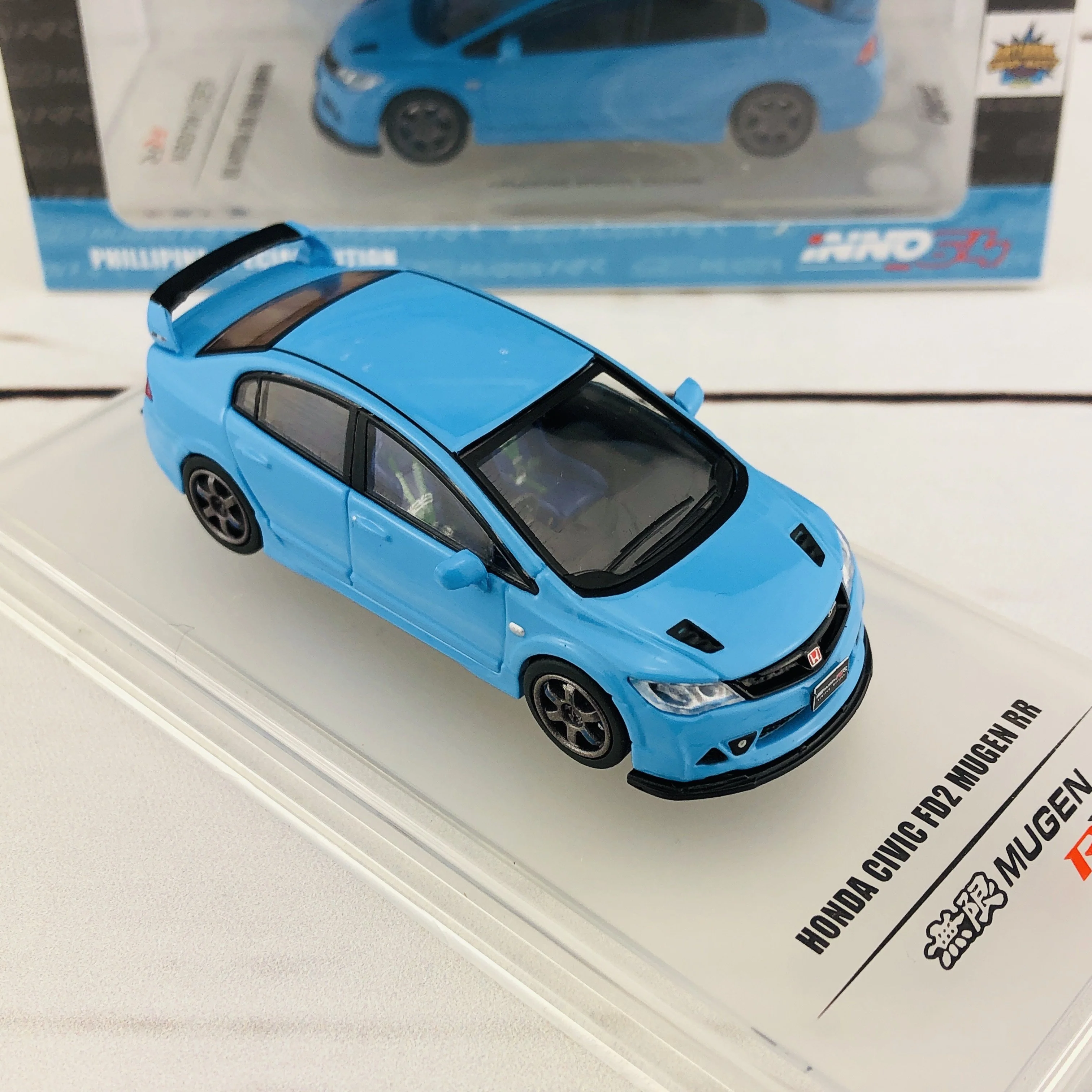 INNO64 1/64 HONDA CIVIC FD2 Mugen RR Philippine Special Edition IN64-FD2-LBPHS **Limited Qty** - Image 6