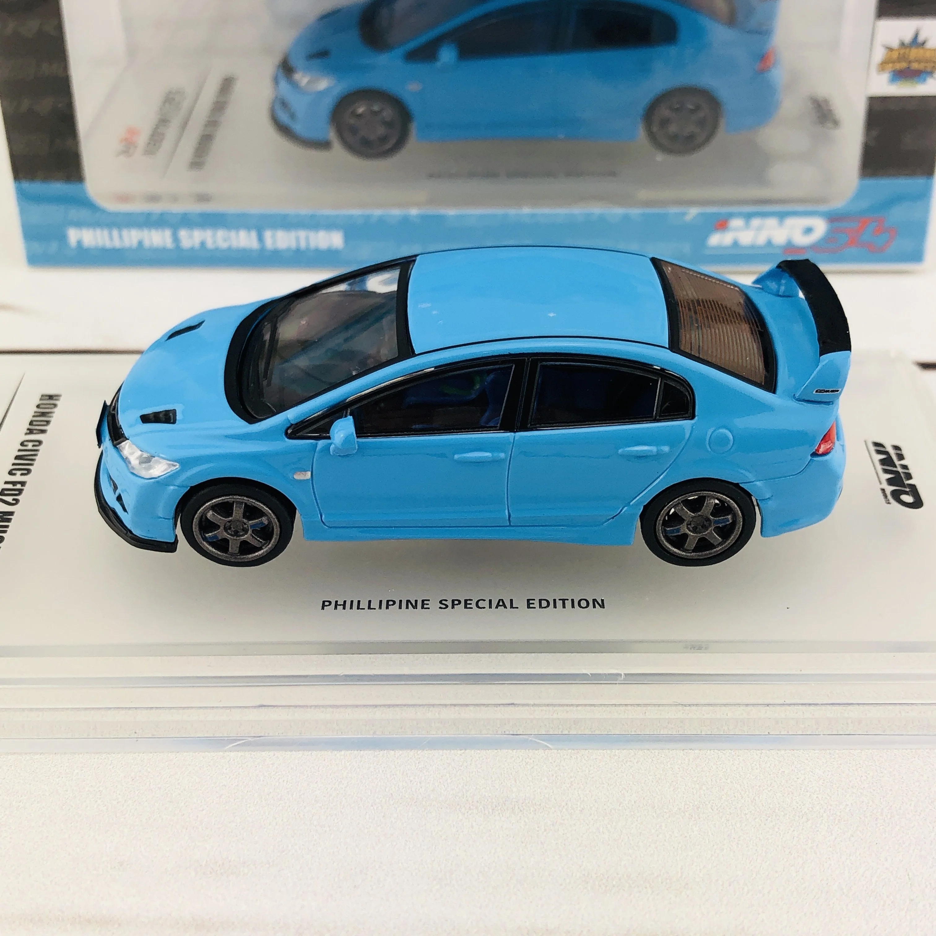 INNO64 1/64 HONDA CIVIC FD2 Mugen RR Philippine Special Edition IN64-FD2-LBPHS **Limited Qty** - Image 7