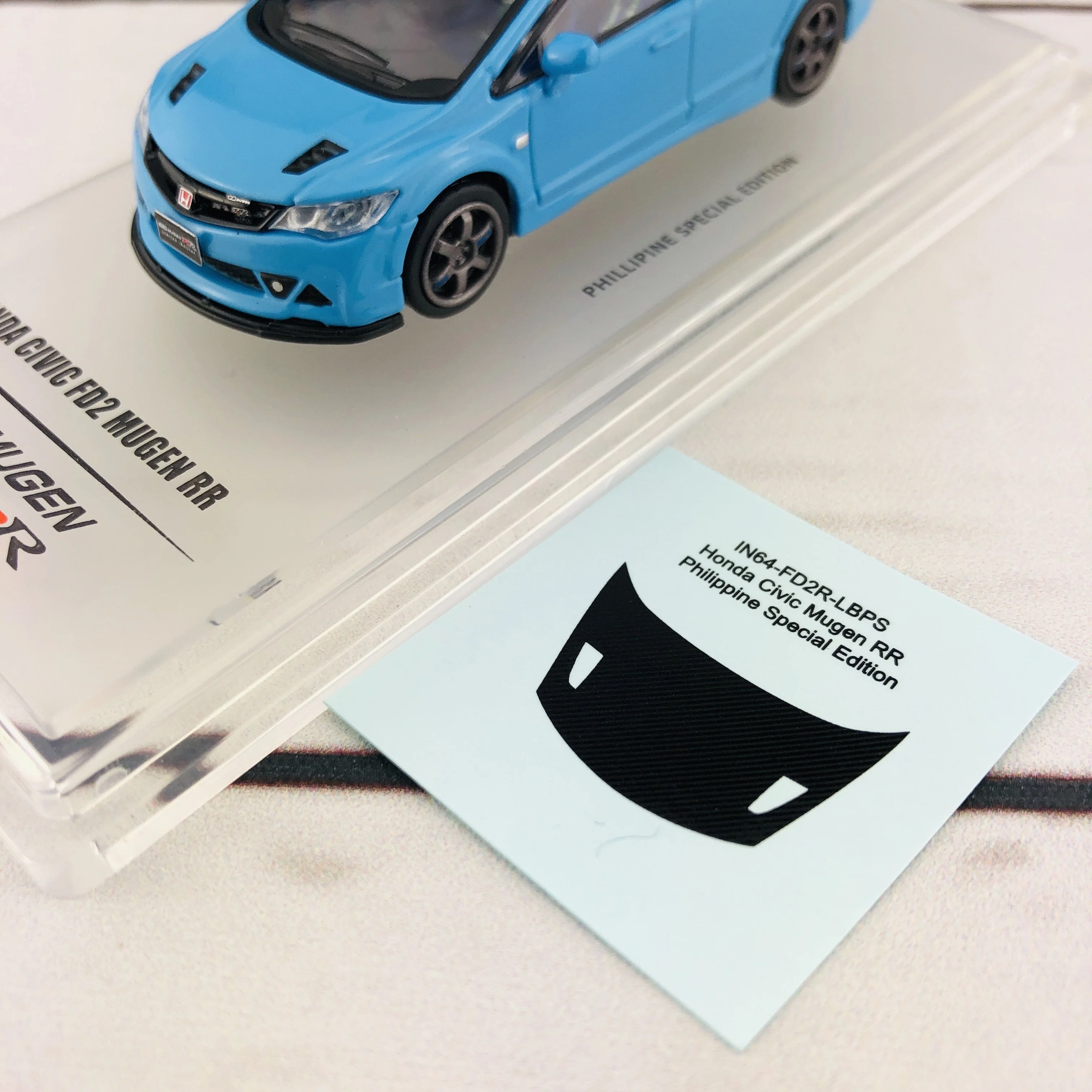 INNO64 1/64 HONDA CIVIC FD2 Mugen RR Philippine Special Edition IN64-FD2-LBPHS **Limited Qty** - Image 9