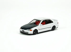 INNO64 HONDA CIVIC FERIO EG9 WHITE with Customizable Stickers and 1 set of wheel IN64-EG9-WHI - Image 13