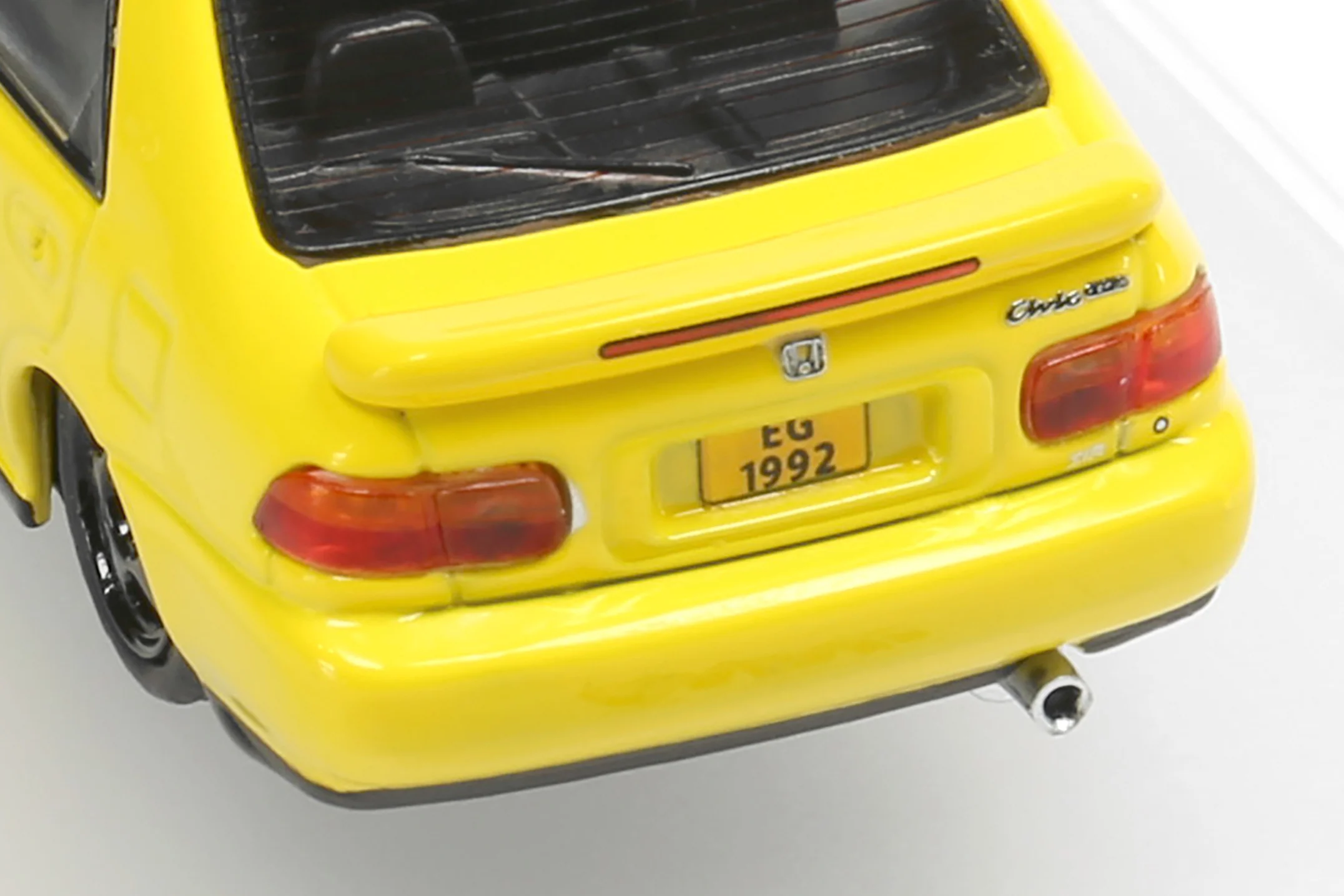 INNO64 HONDA CIVIC FERIO EG9 YELLOW with Customizable Stickers and 1 set of wheel - HONG KONG SPECIAL EDITION - Image 12