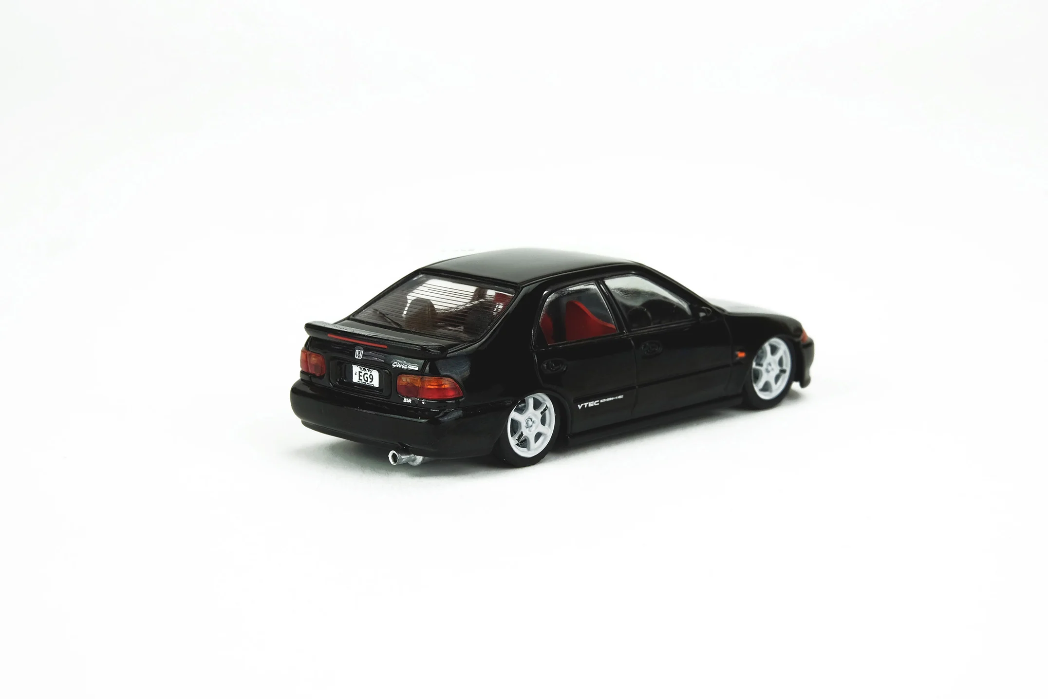 INNO64 HONDA CIVIC FERIO SiR EG9 BLACK with Customizable Stickers and 1 set of wheel IN64-EG9-BLA - Image 2