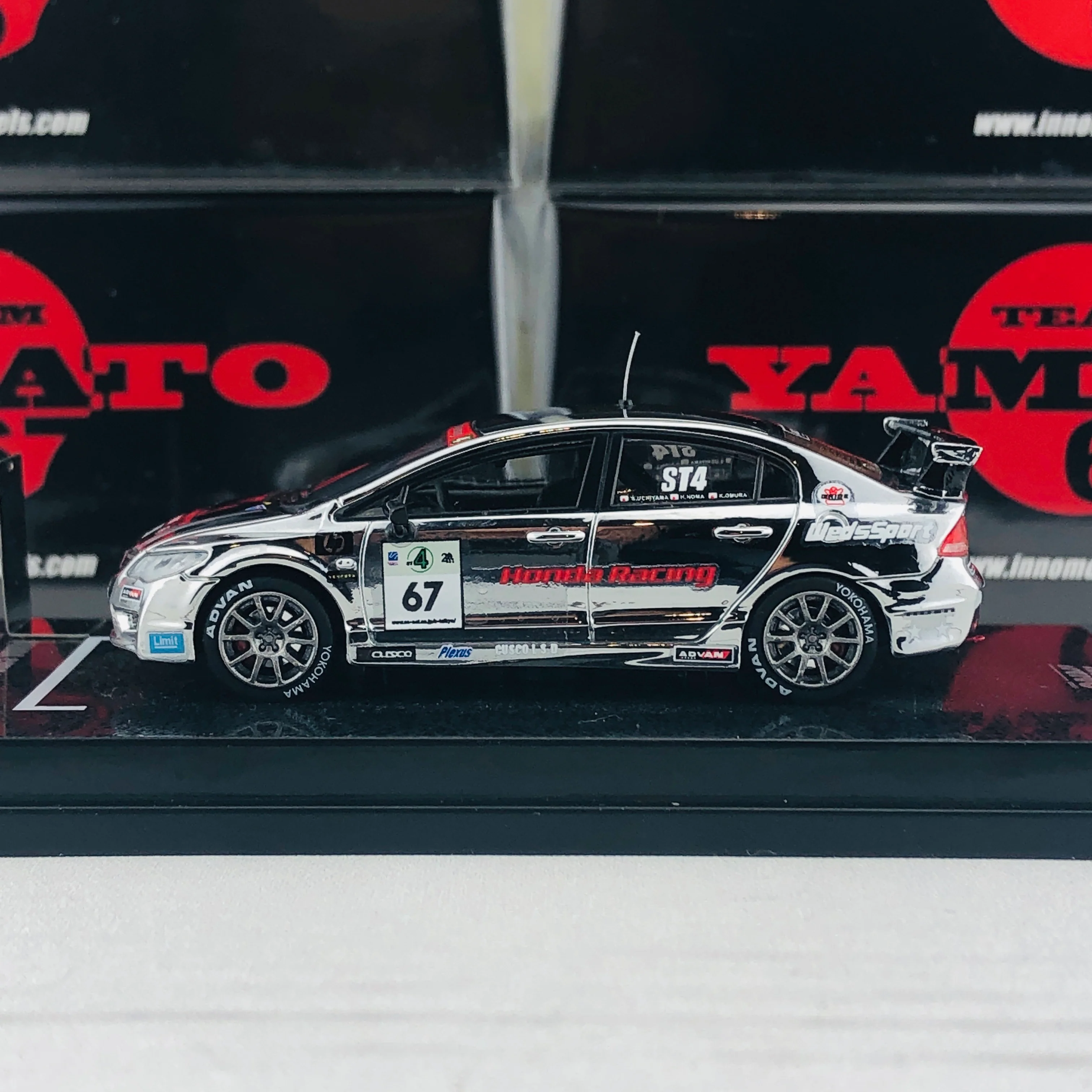 INNO64 HONDA Civic Type-R FD2 Team Yamato - Super Taikyu 2009 IN64-FD2-YA67 - Image 2