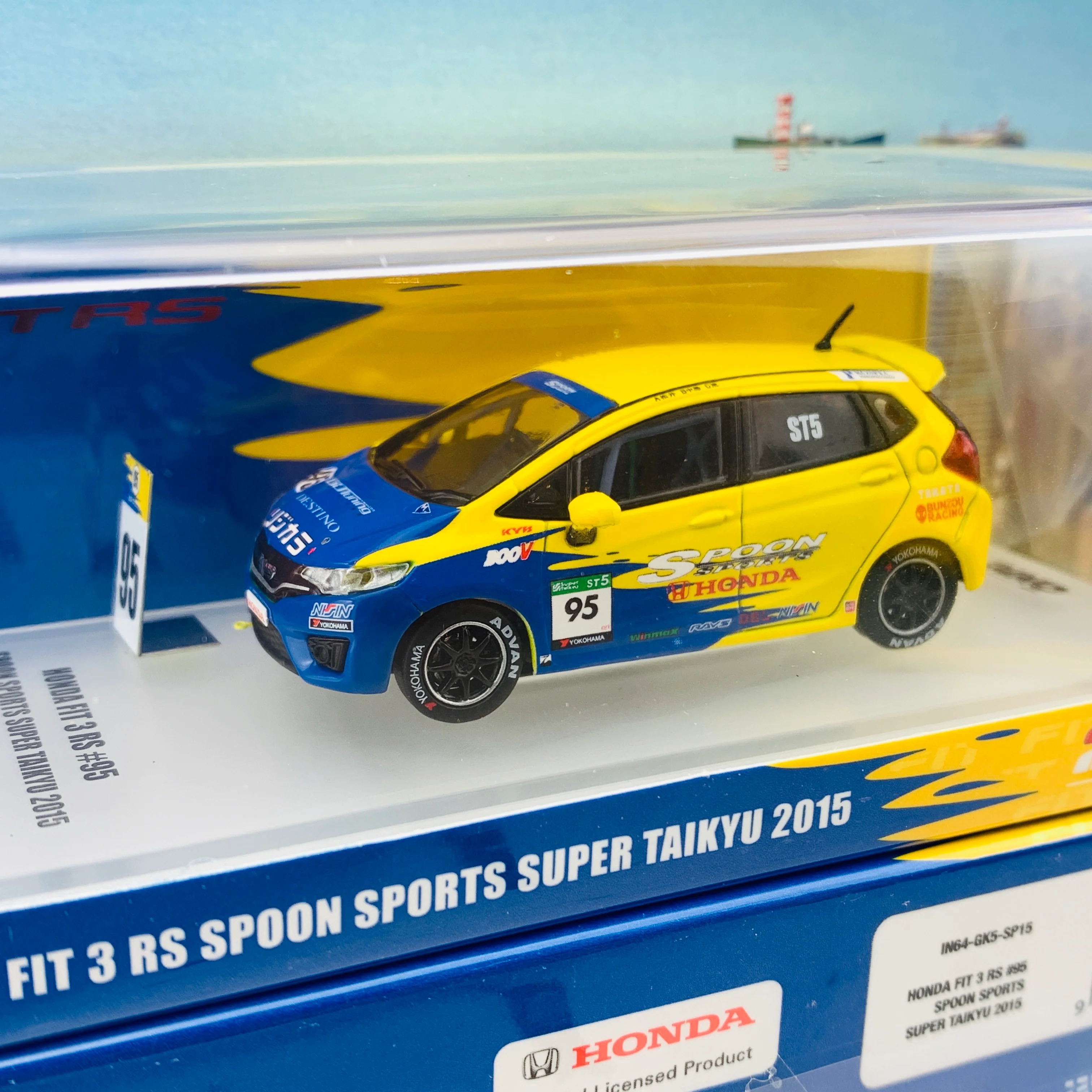 INNO64 HONDA Fit 3 RS #95 Spoon Sports Super Taikyu 2015 IN64-GK5-SP15 - Image 2