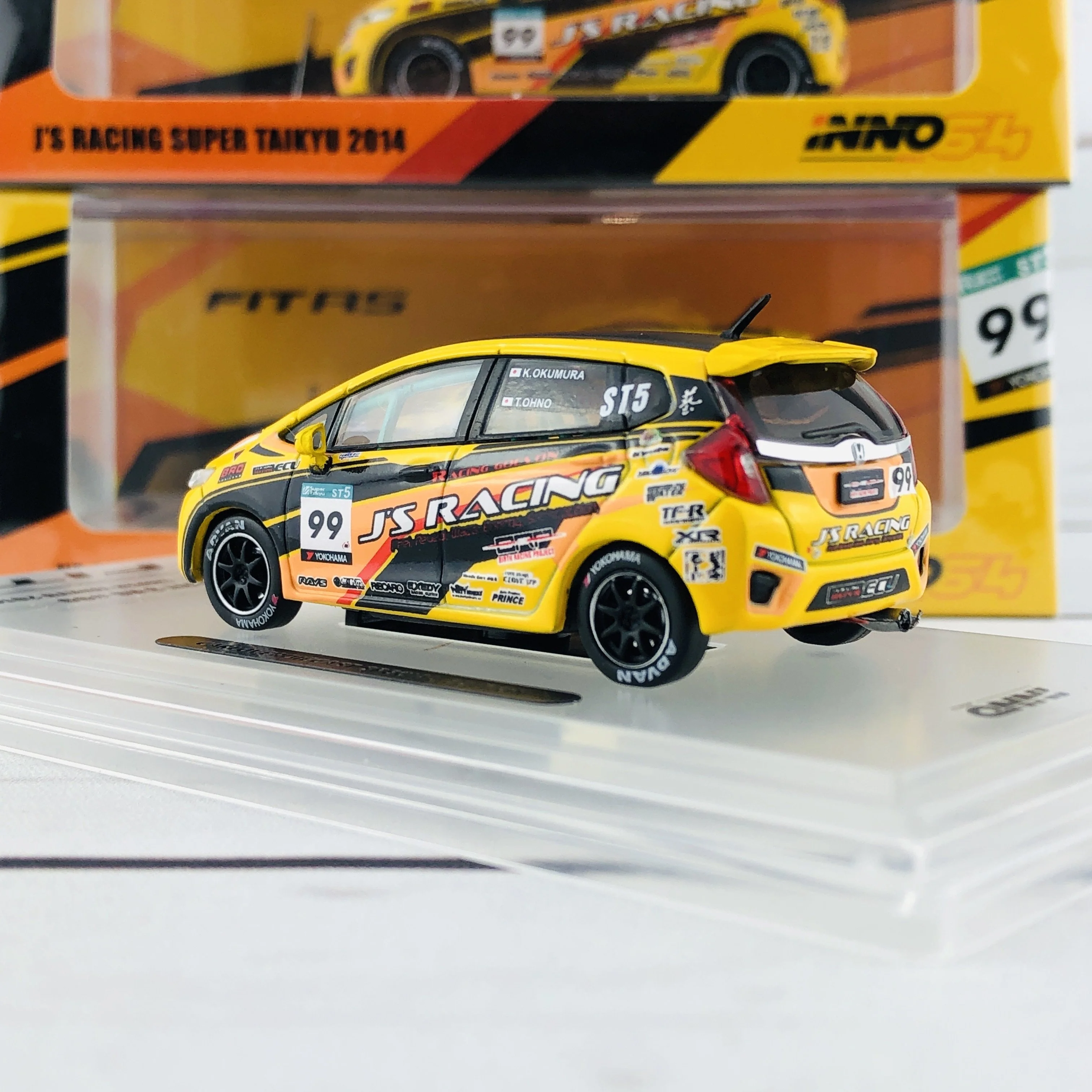INNO64 HONDA FIT 3 RS #99 J'S Racing - Super Taikyu 2014 CARLOVERDIECAST Special Edition IN64-GK5-JS99 - Image 4
