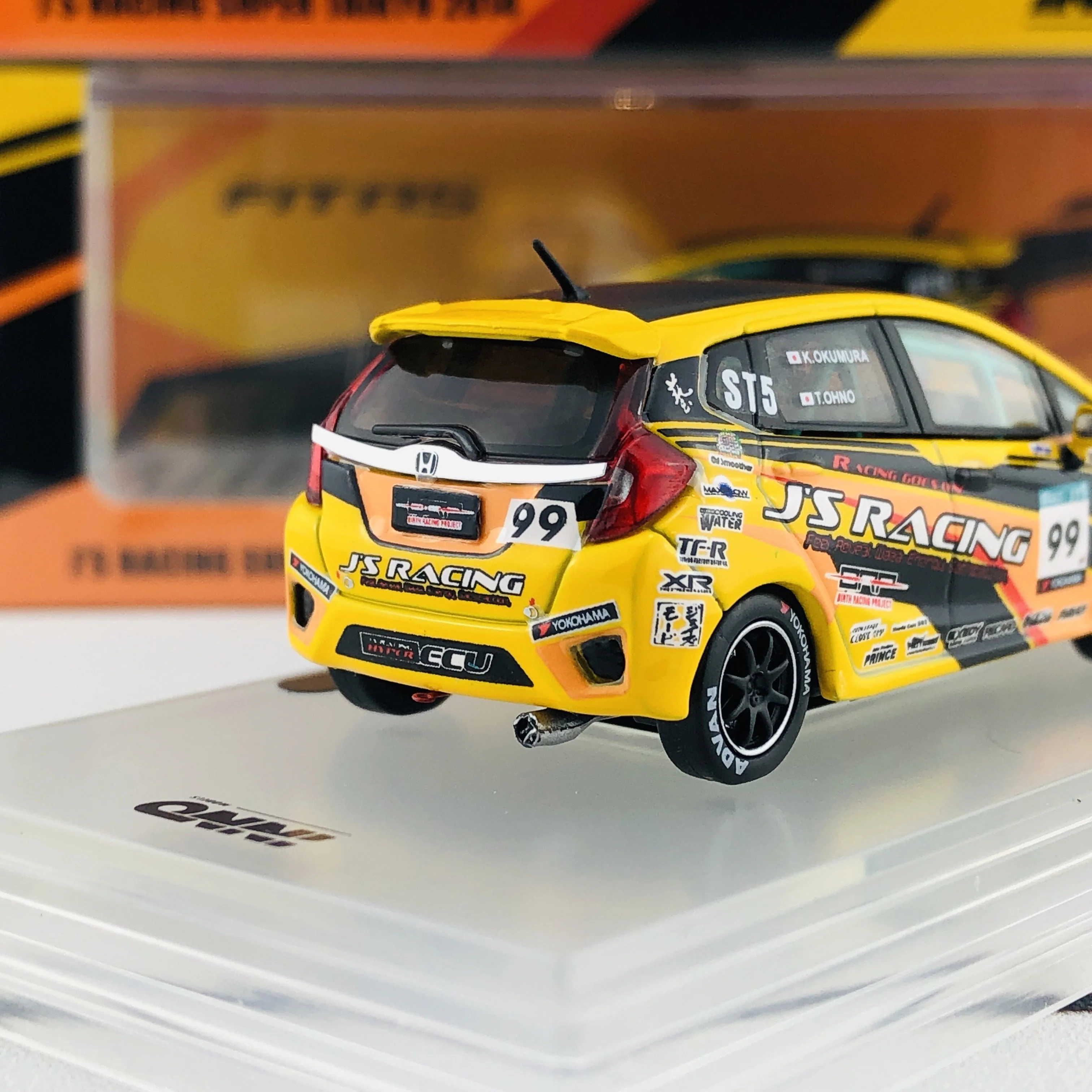 INNO64 HONDA FIT 3 RS #99 J'S Racing - Super Taikyu 2014 CARLOVERDIECAST Special Edition IN64-GK5-JS99 - Image 5