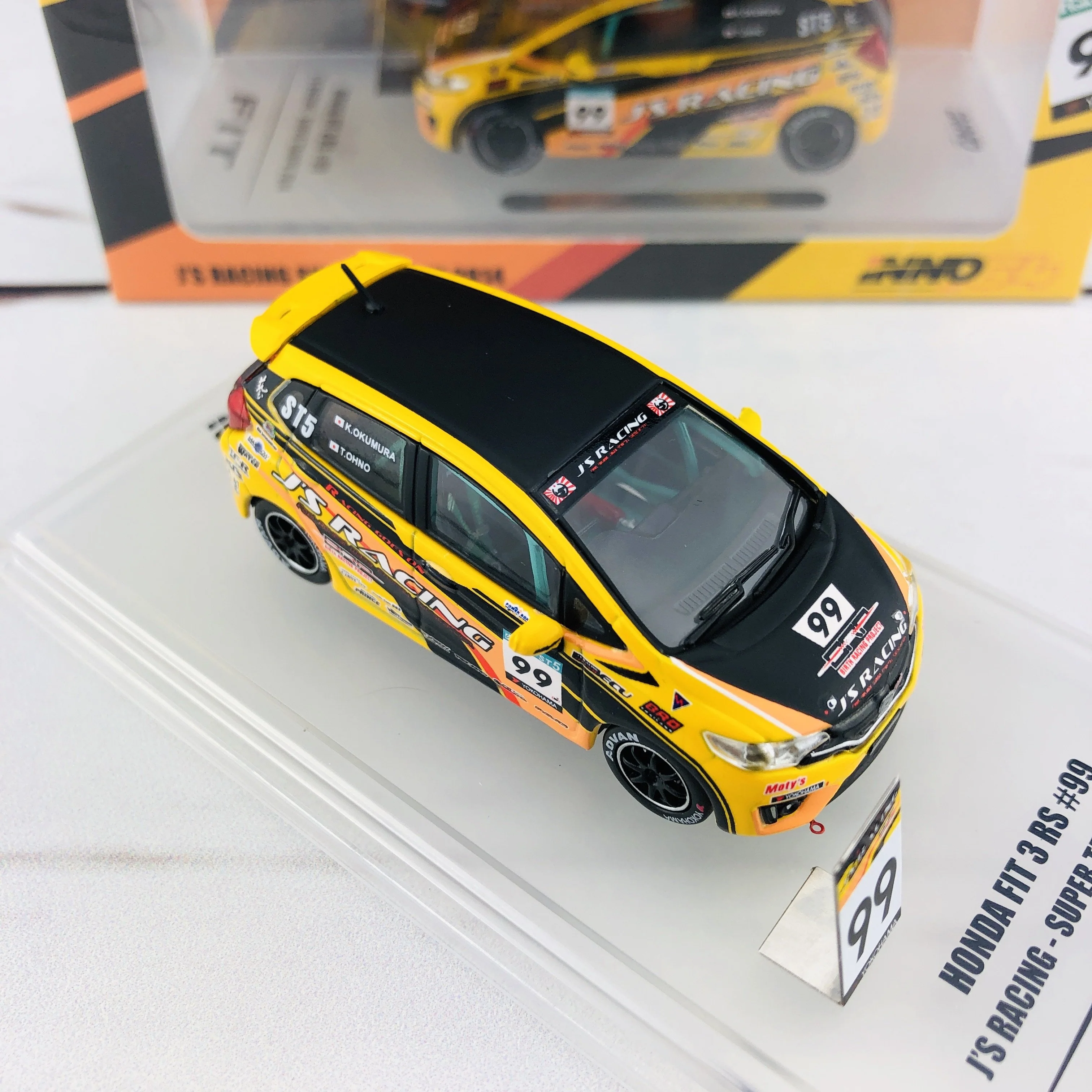 INNO64 HONDA FIT 3 RS #99 J'S Racing - Super Taikyu 2014 CARLOVERDIECAST Special Edition IN64-GK5-JS99 - Image 7