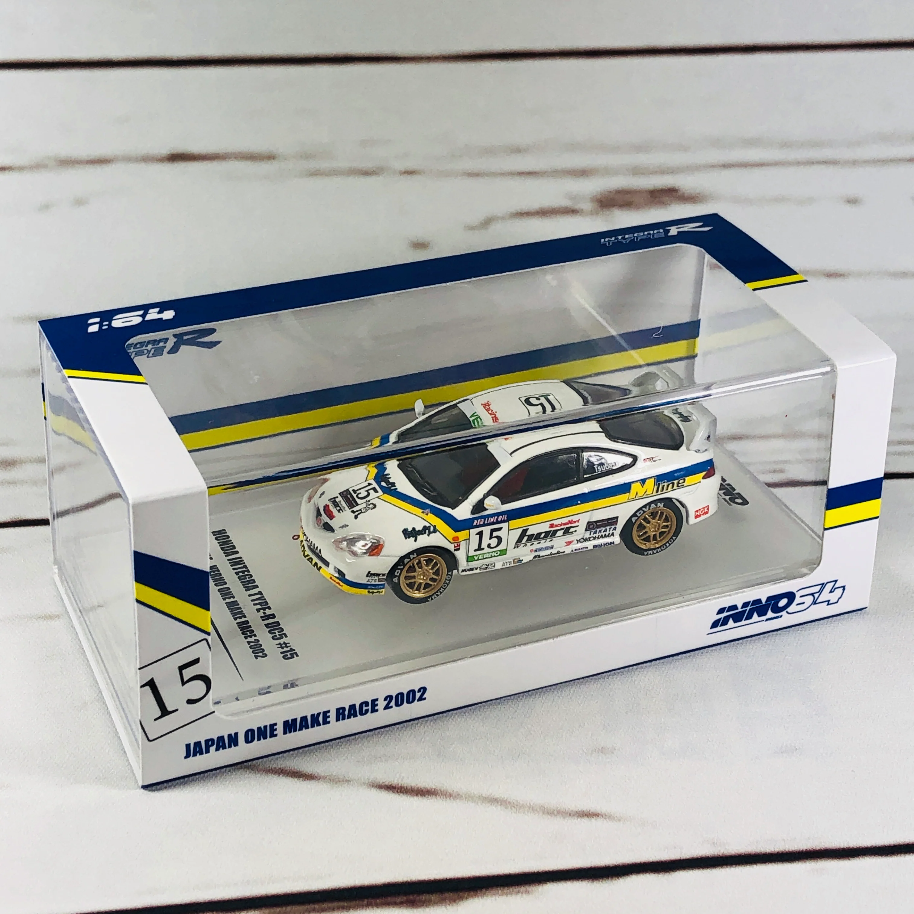 INNO64 HONDA INTEGRA Type-R DC5 #15 “M LINE” VERNO Japan One Make Race 2002 - Image 2