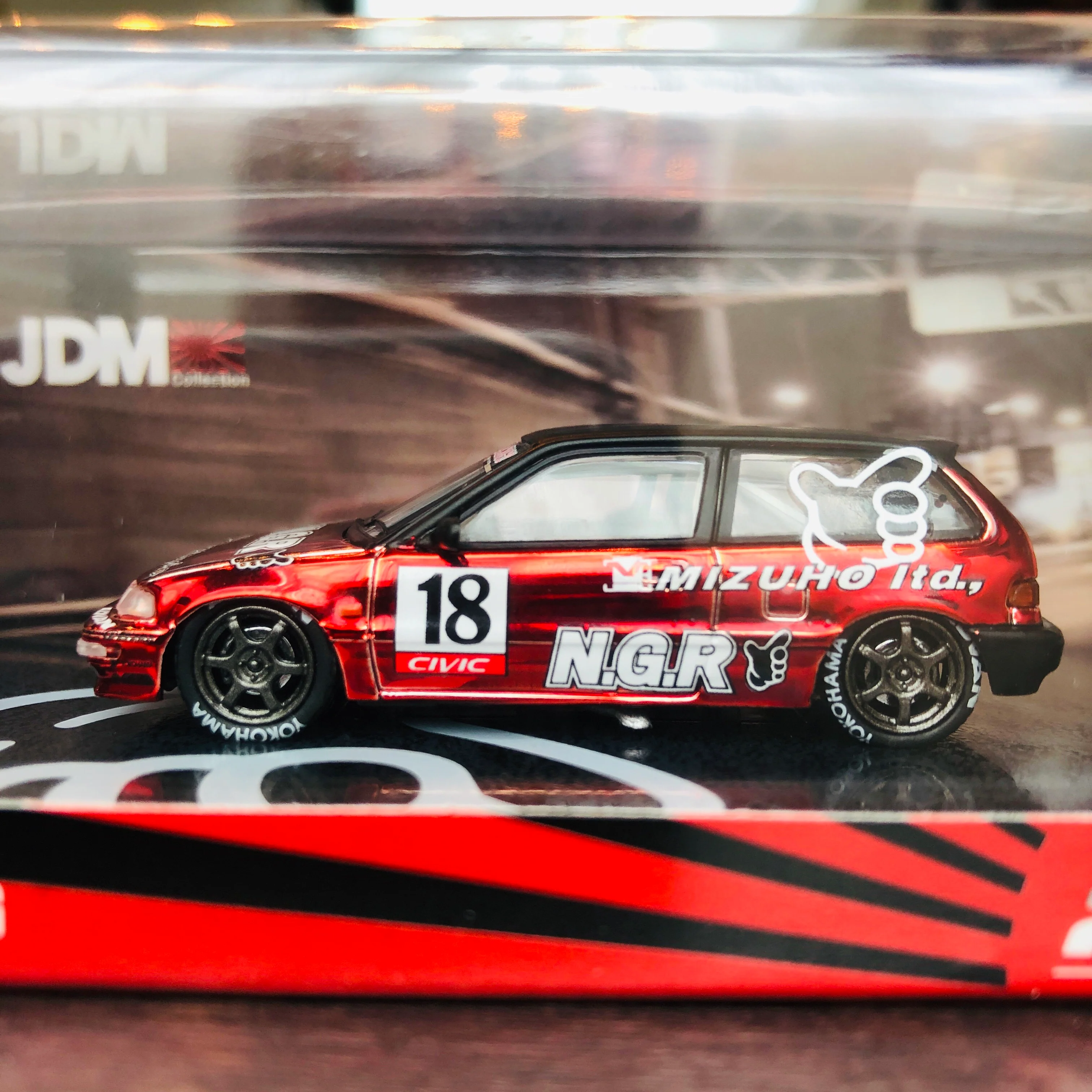INNO64 JDM Collection 1/64 Honda Civic EF9 Mizuho - No Good Racing - Image 5
