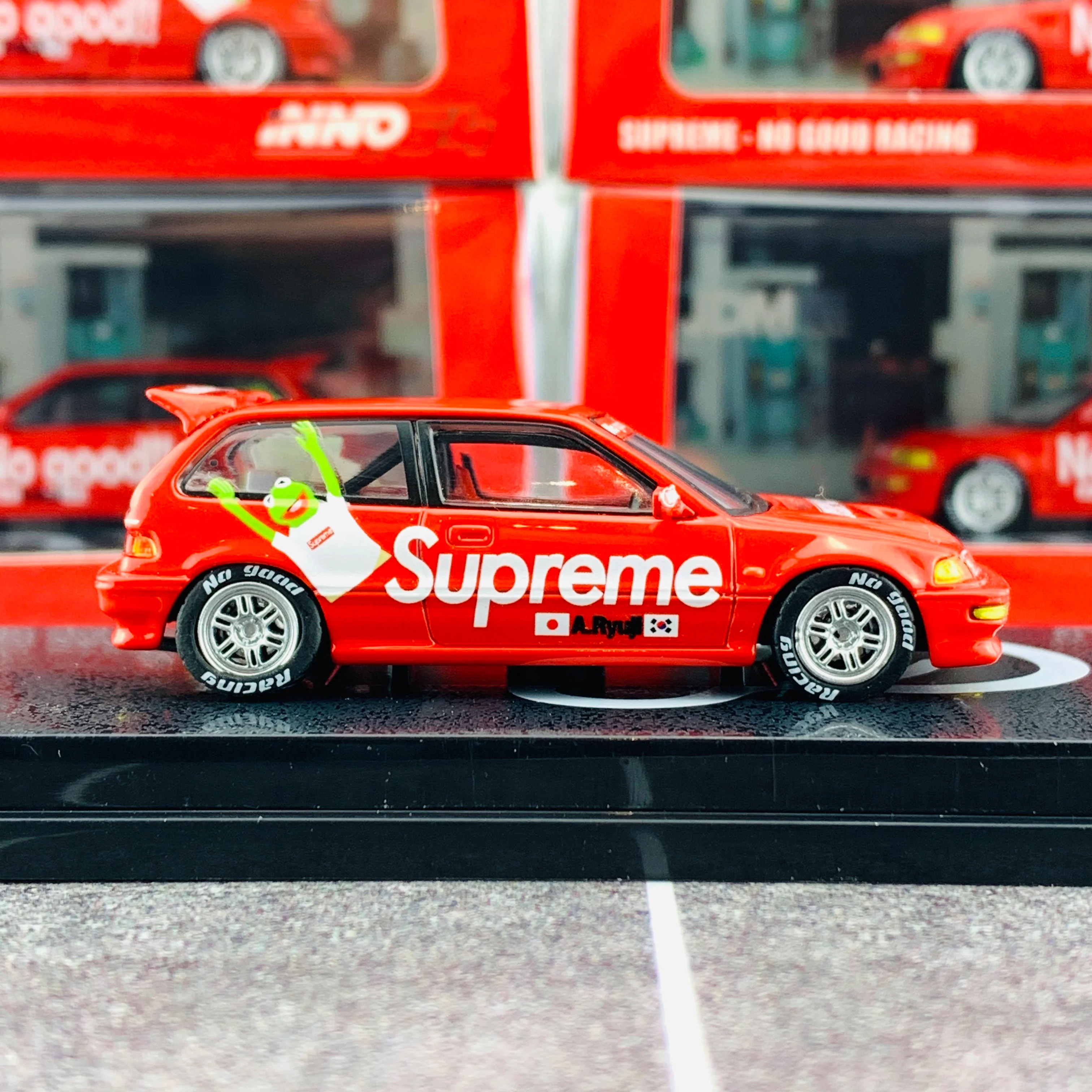 INNO64 JDM Collection HONDA CIVIC EF9 SUPREME - NO GOOD RACING IN64-EF9-JDM04 - Image 3