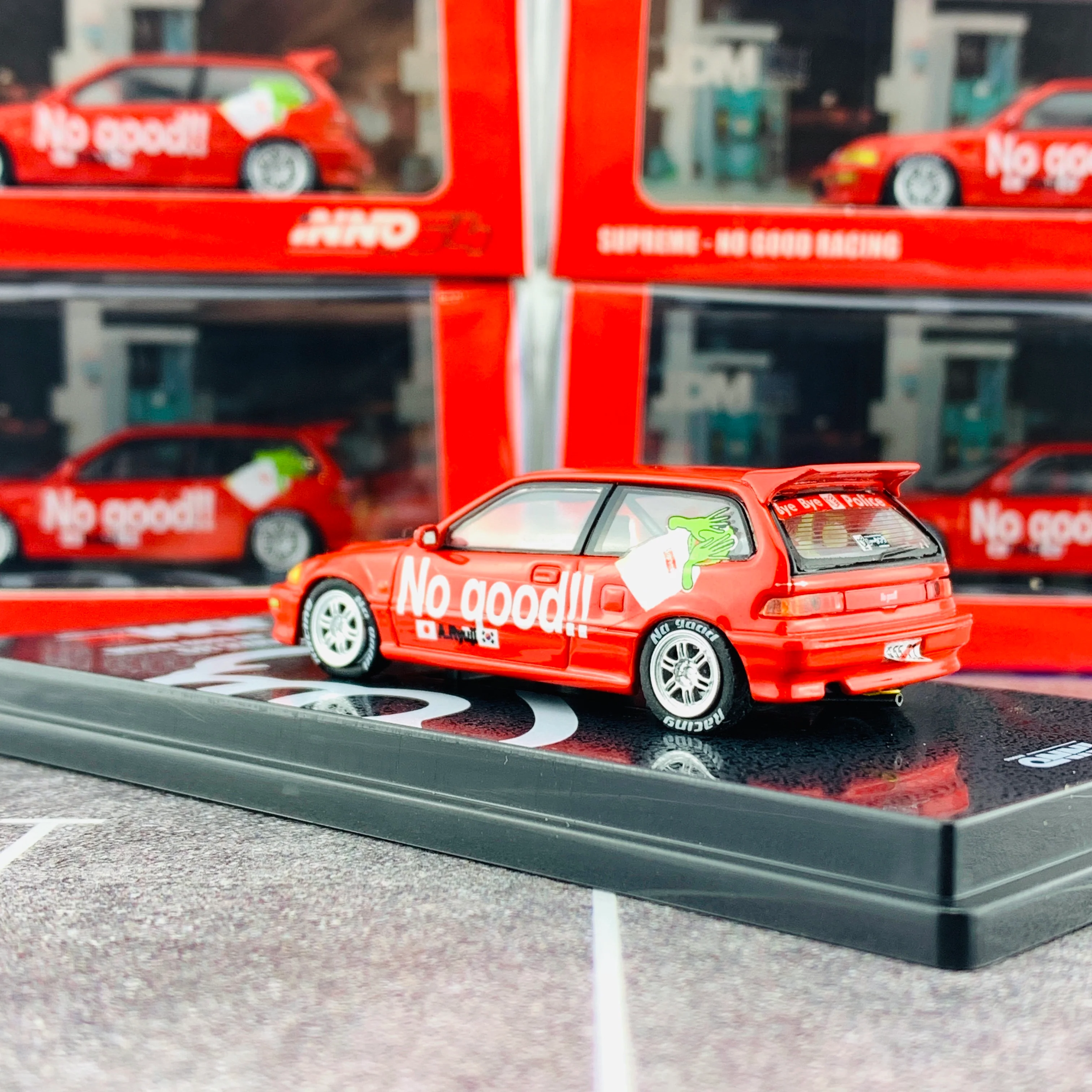 INNO64 JDM Collection HONDA CIVIC EF9 SUPREME - NO GOOD RACING IN64-EF9-JDM04 - Image 5