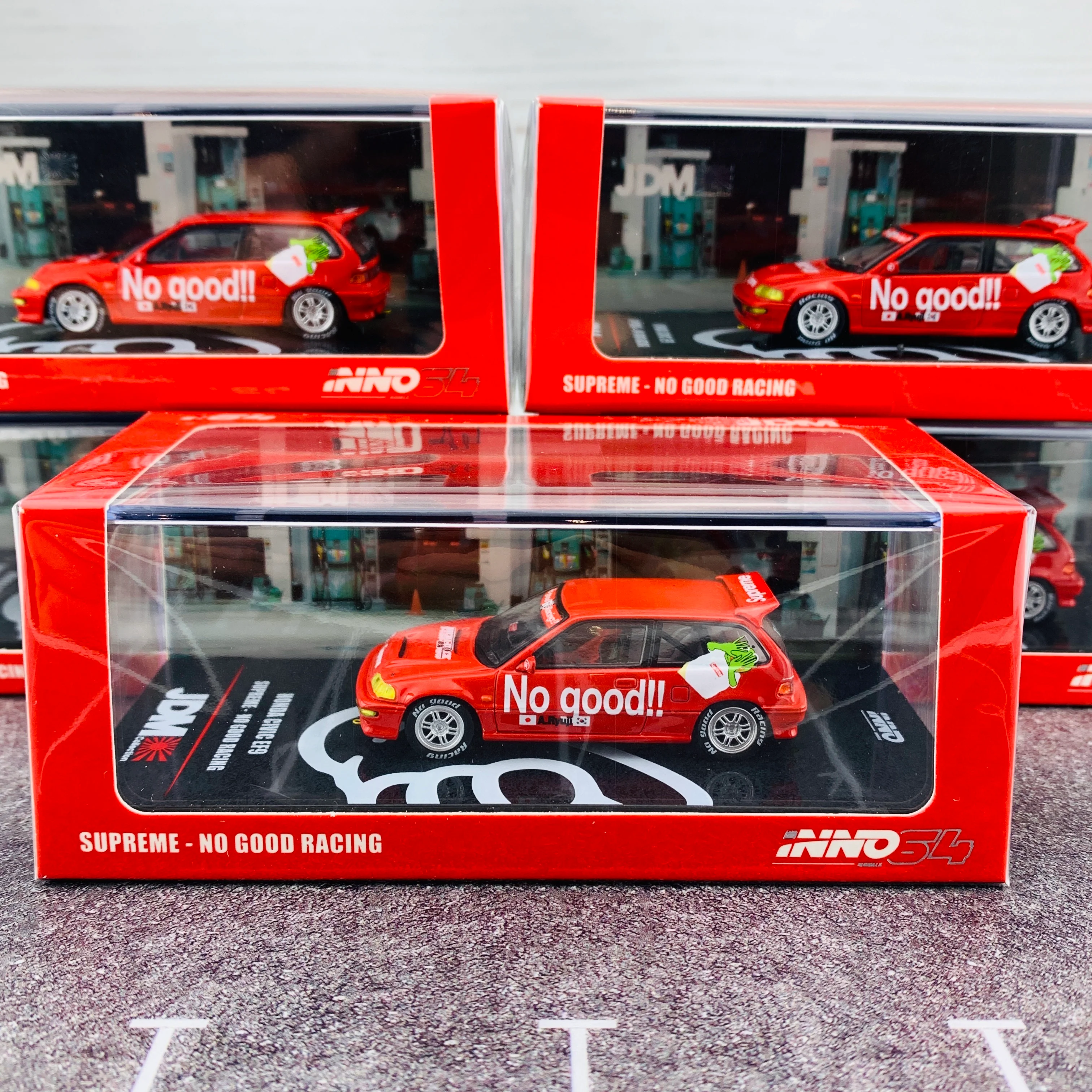 INNO64 JDM Collection HONDA CIVIC EF9 SUPREME - NO GOOD RACING IN64-EF9-JDM04 - Image 8