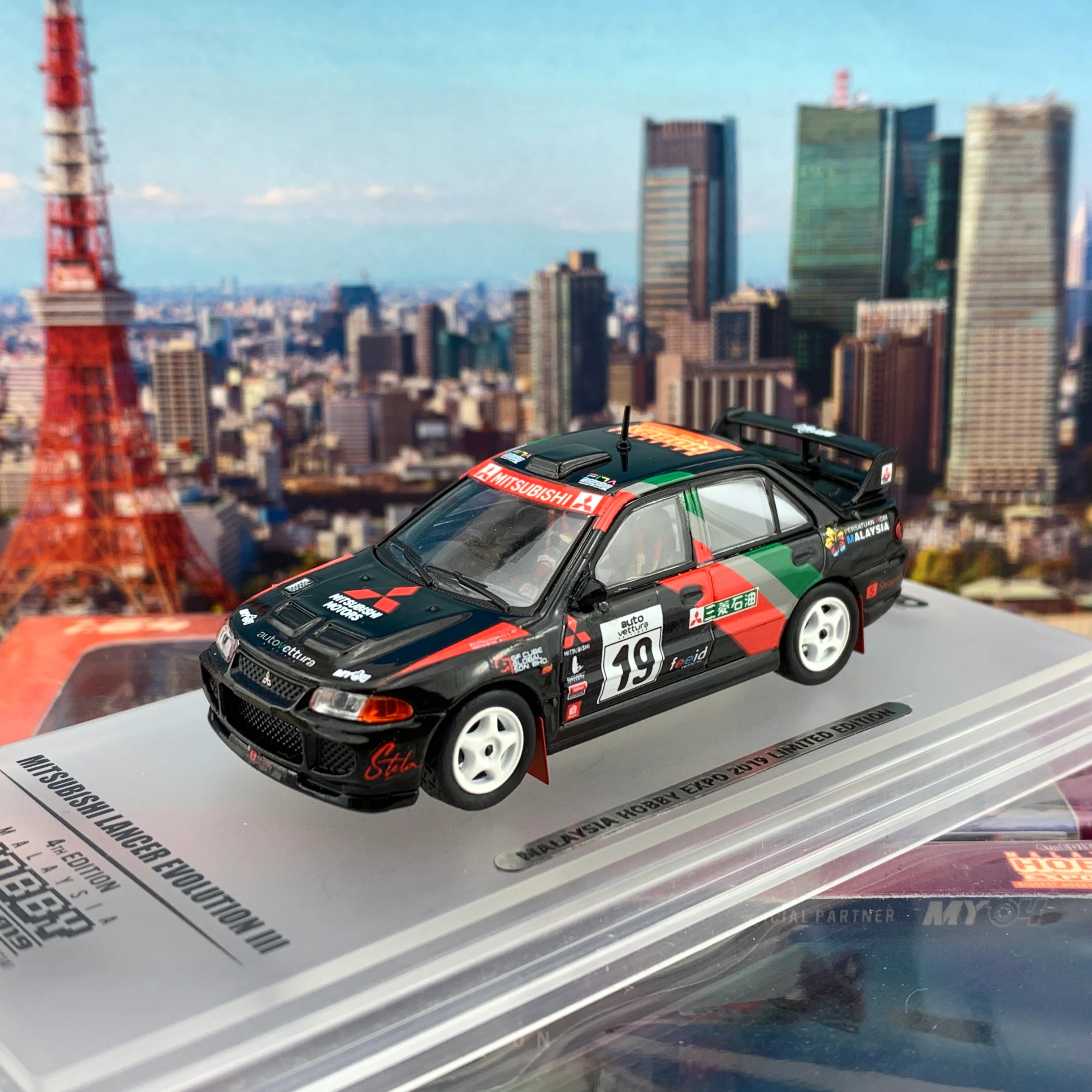 INNO64 Mitsubishi Lancer Evolution III Malaysia Hobby Expo 2019 Limited Edition IN64-EVO3-MHE19 - Image 2