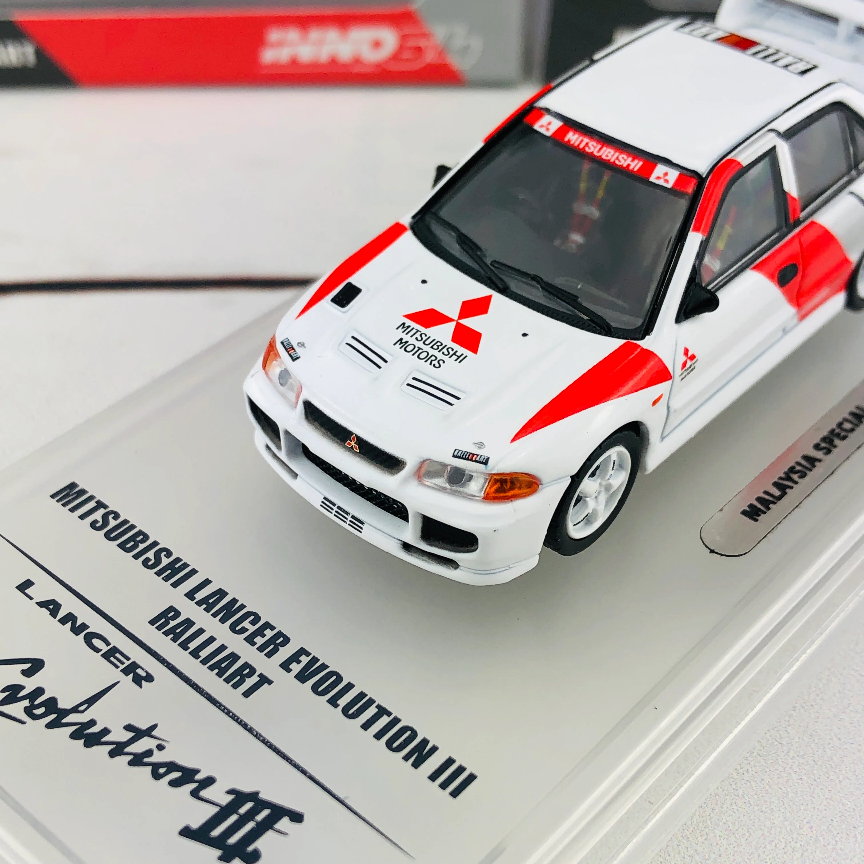 INNO64 Mitsubishi Lancer Evolution III Ralliart Malaysia Special Edition IN64-EVO3-RAMS - Image 3