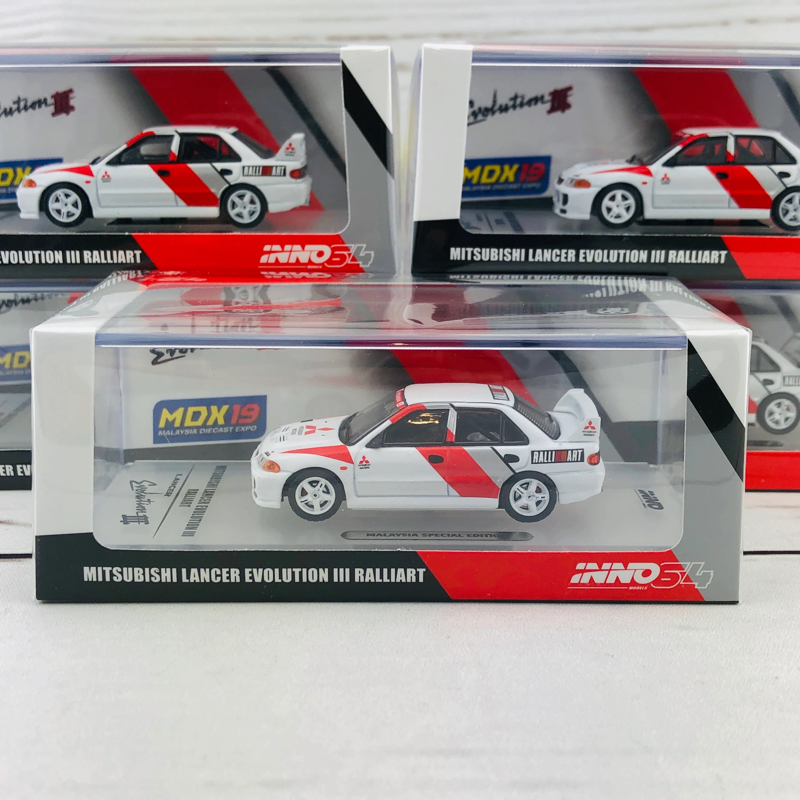 INNO64 Mitsubishi Lancer Evolution III Ralliart Malaysia Special Edition IN64-EVO3-RAMS - Image 9