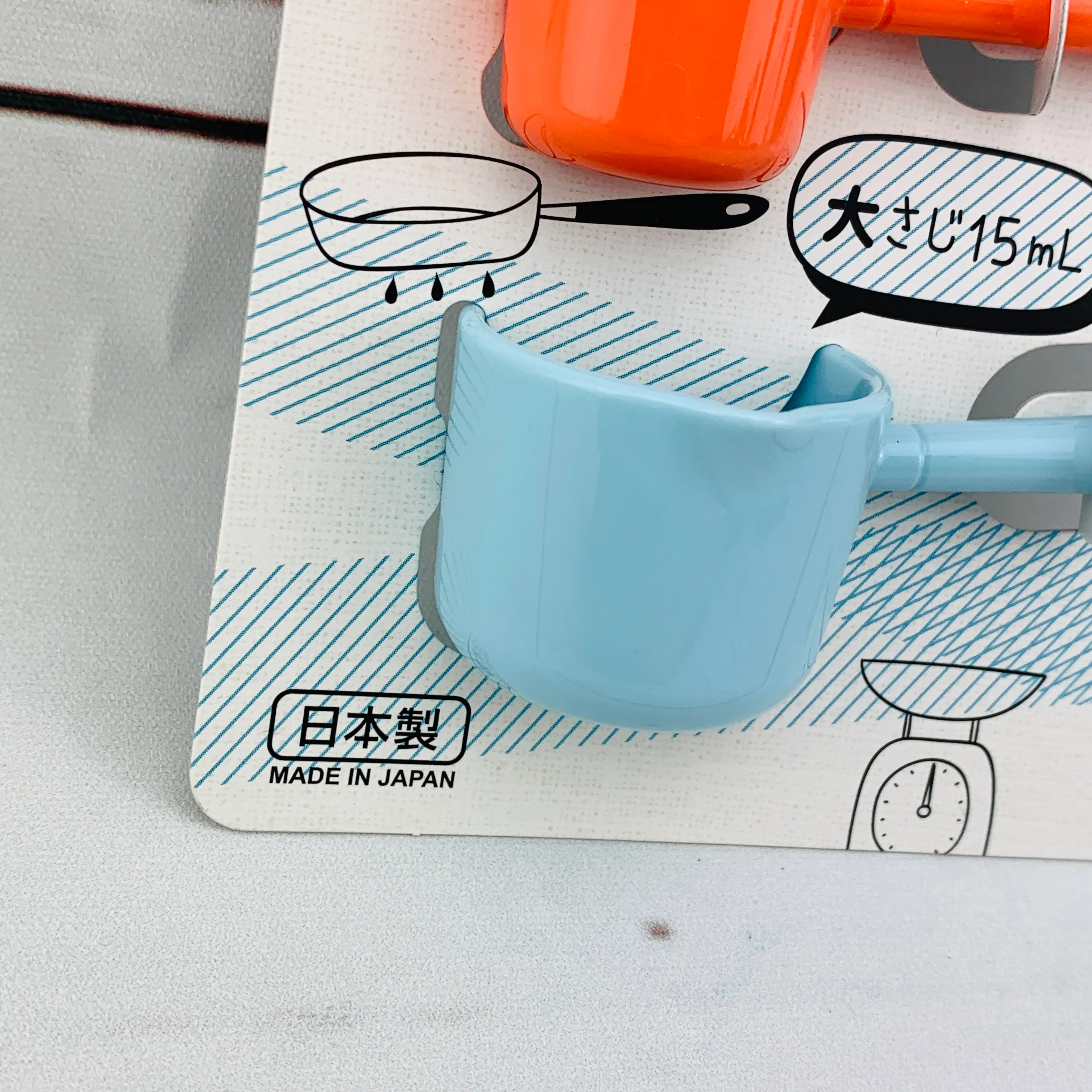 inomata measuring spoon milk bread 5ml & 15ml - Image 3