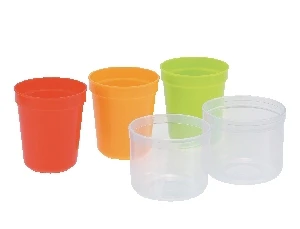 inomata Plastic cup 3pk with storage case 4905596134640 - Image 4