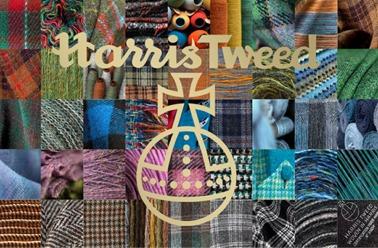 Harris Tweed Pouch - Yellow Plaid Made in Japan 515-008-52-00 - Image 5
