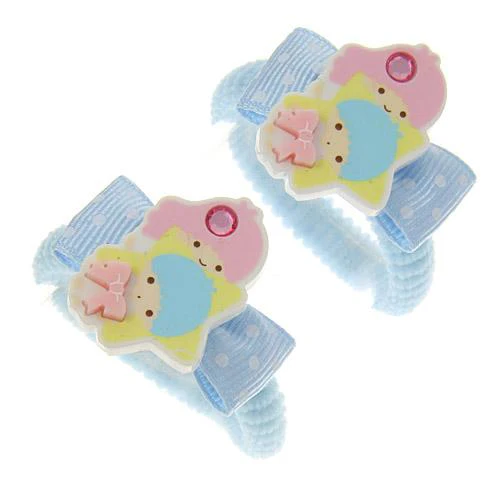 Kids Little Twin Stars Hair Ties 2pk - Image 2