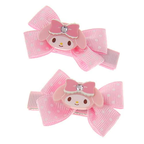Kids My Melody Hair Clips 2pk - Image 2