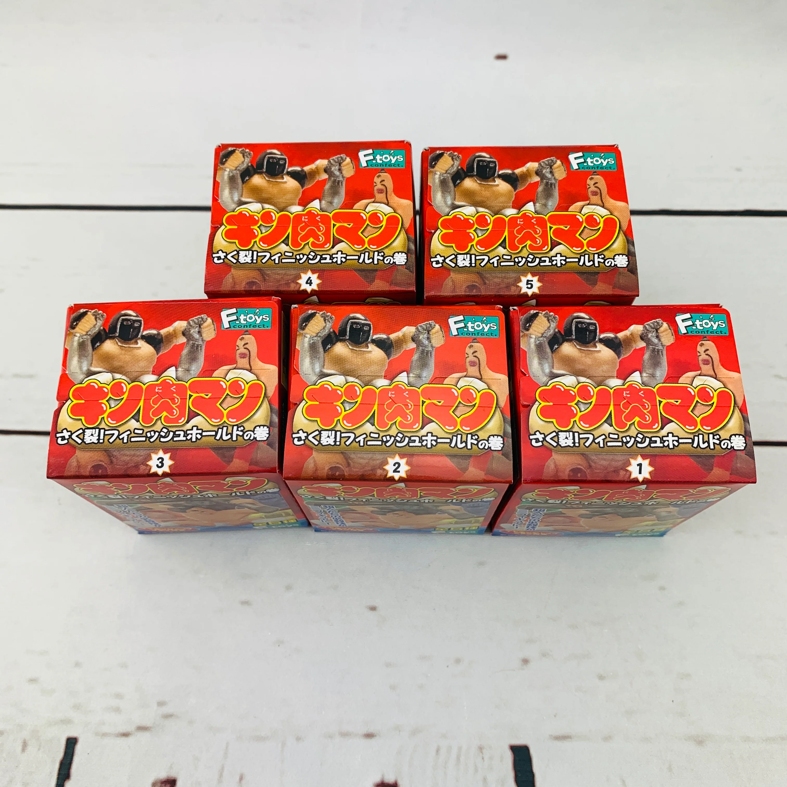 Kinnikuman Sakuretus! Finishing Hold no Maki Complete Set of 5 - Image 2