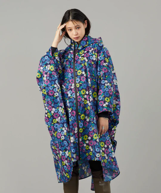 KiU Rain Poncho Bohemian Blue K64-137 - Image 4