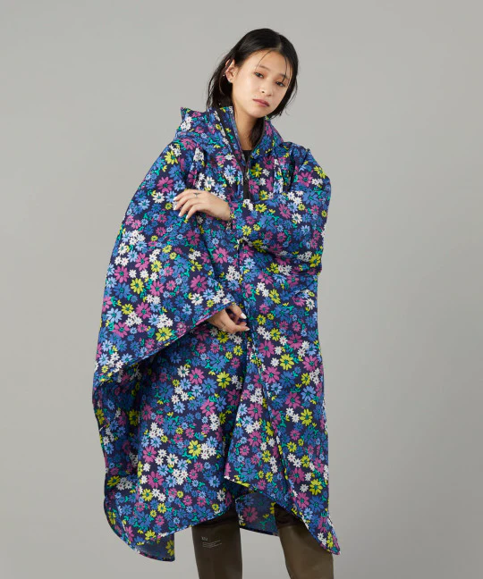 KiU Rain Poncho Bohemian Blue K64-137 - Image 5