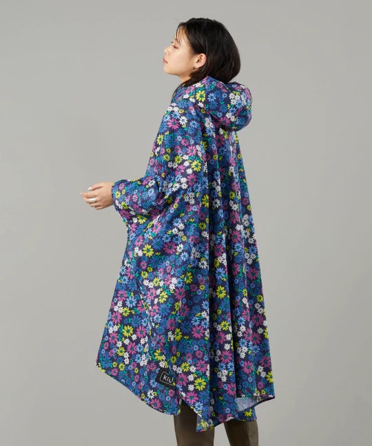 KiU Rain Poncho Bohemian Blue K64-137 - Image 6