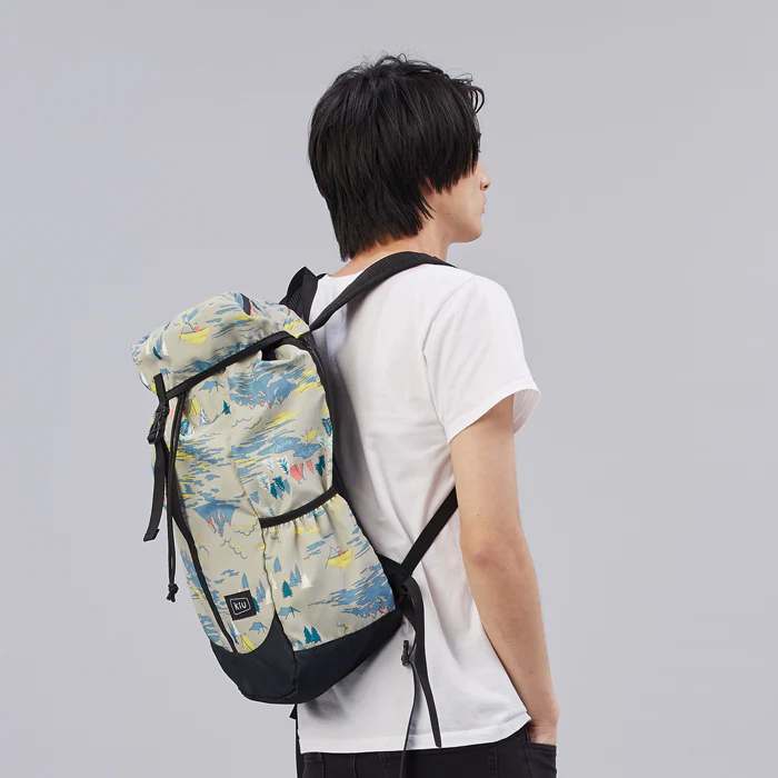 KiU Water Repellent Backpack - Off White Climbers - Image 2