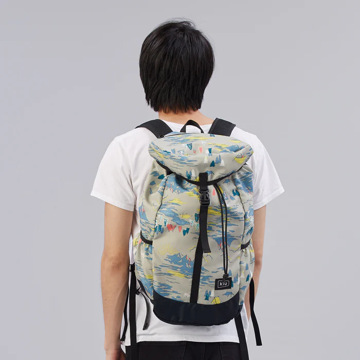 KiU Water Repellent Backpack - Off White Climbers - Image 3