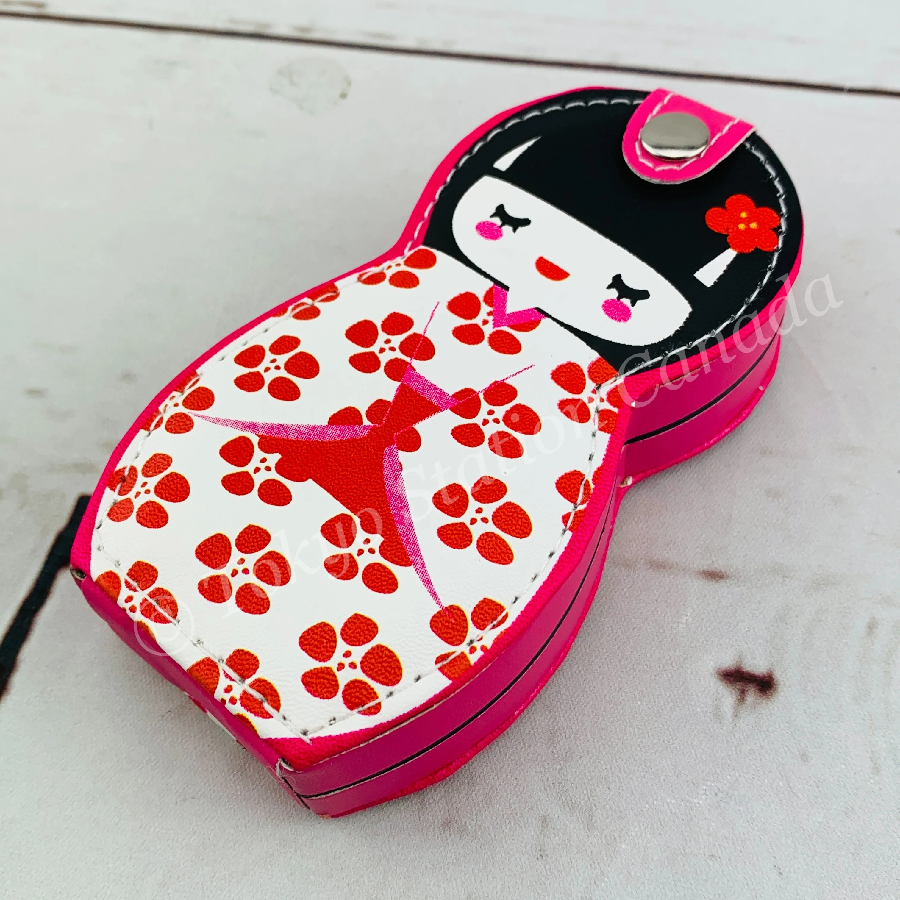 Japanese Kokeshi Nail Clipper Set of 6 with Case 4534253335146 - Image 2