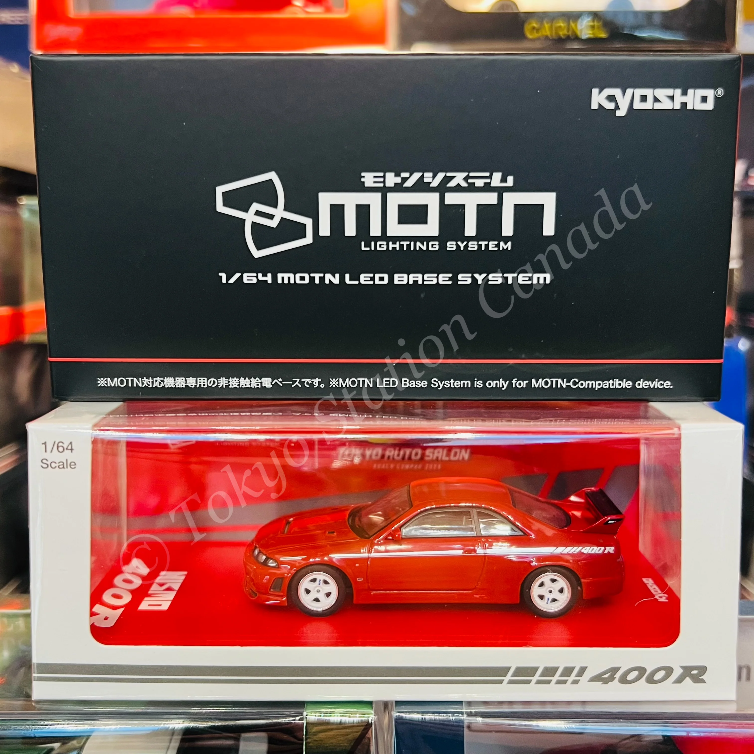 KYOSHO 1/64 NISMO 400R (RED) TOKYO AUTO SALON KUALA LUMPUR 2024 Exclusive Model 07128MR - Image 5