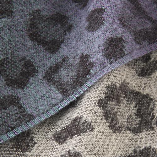 Leopard Pattern Scarf  - Lilac - Image 3