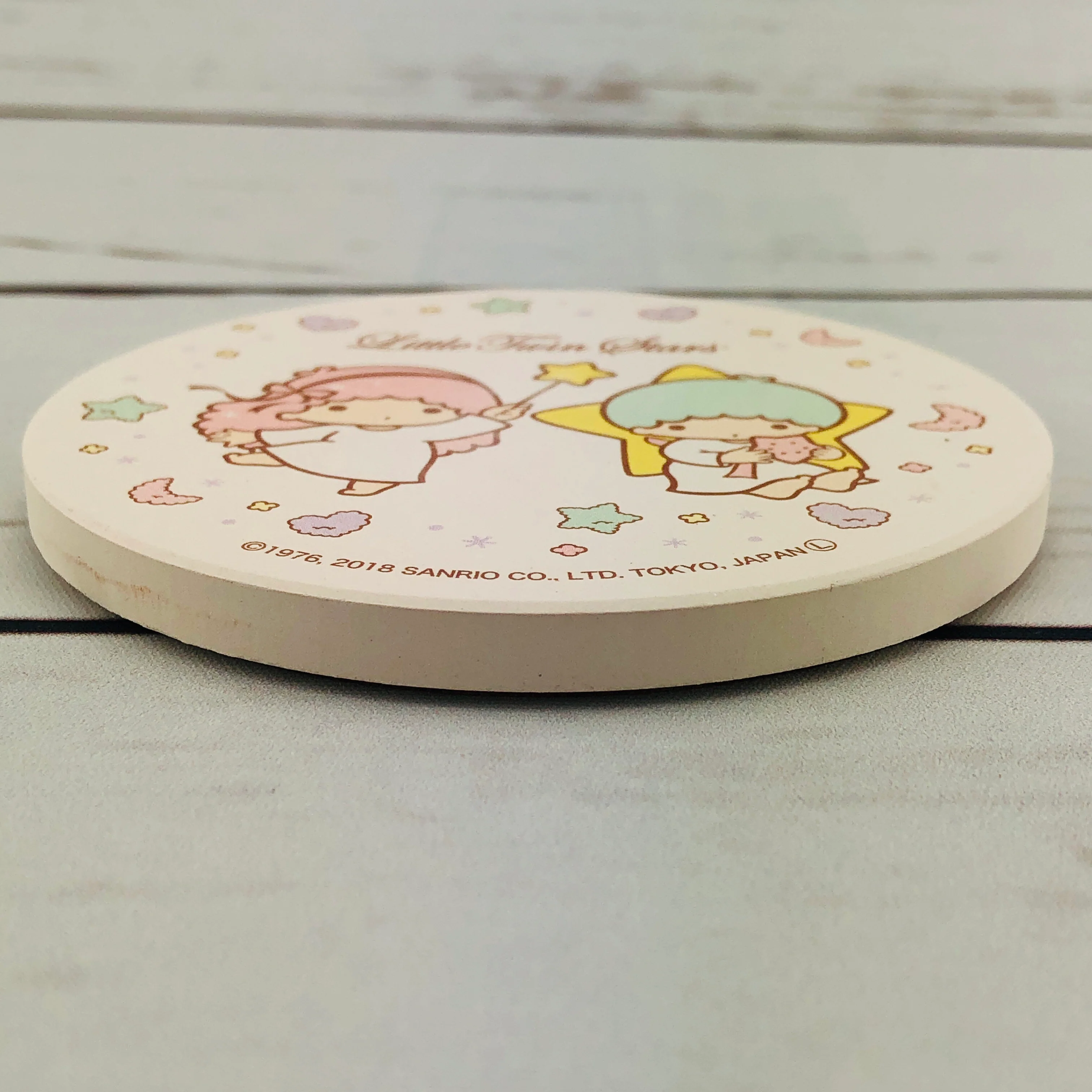 Little Twin Stars Ceramic Coaster by Kanseho 493502 - Image 2