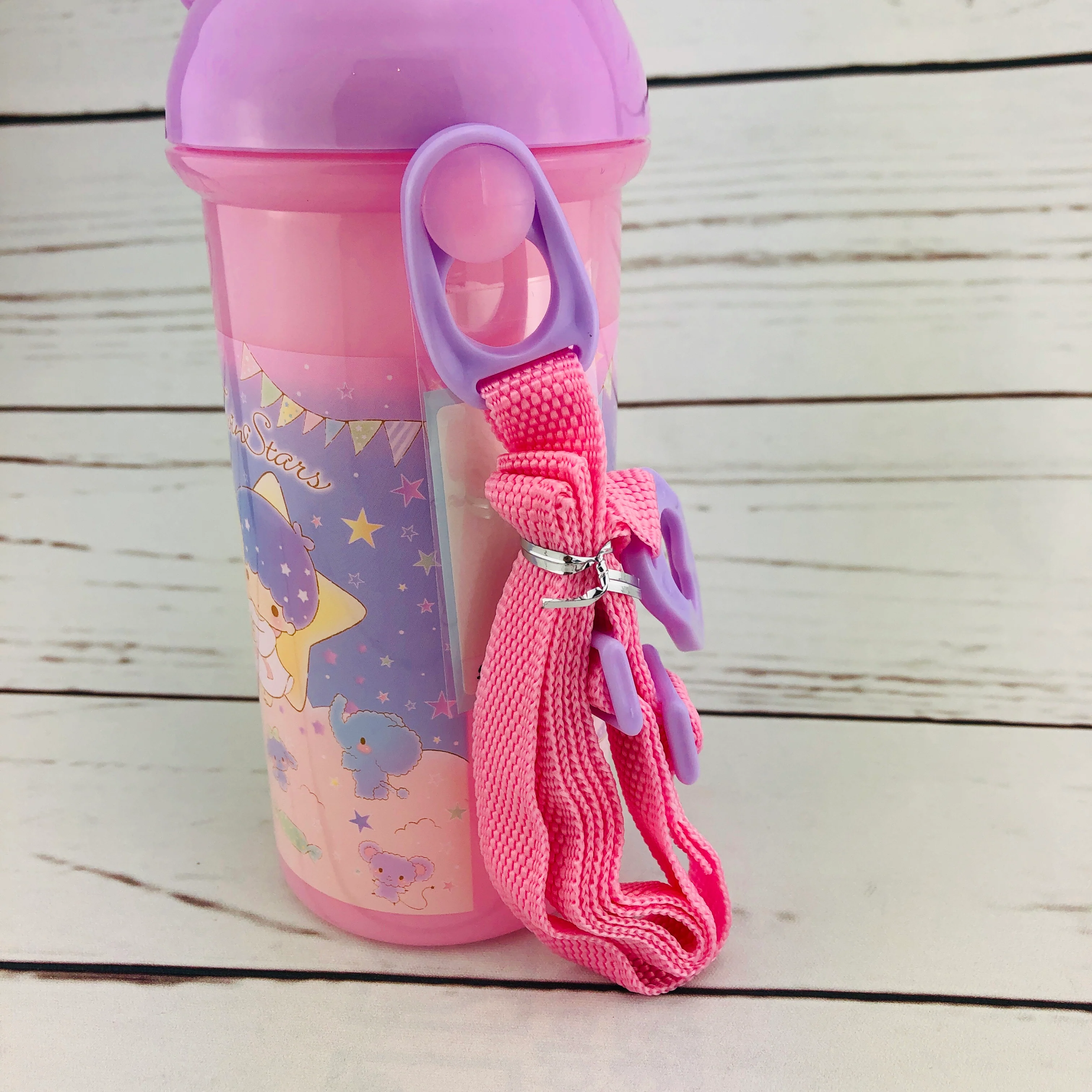 Little Twin Stars Water Bottle 480ml by Skater PSB5SAN Made in Japan - Image 4
