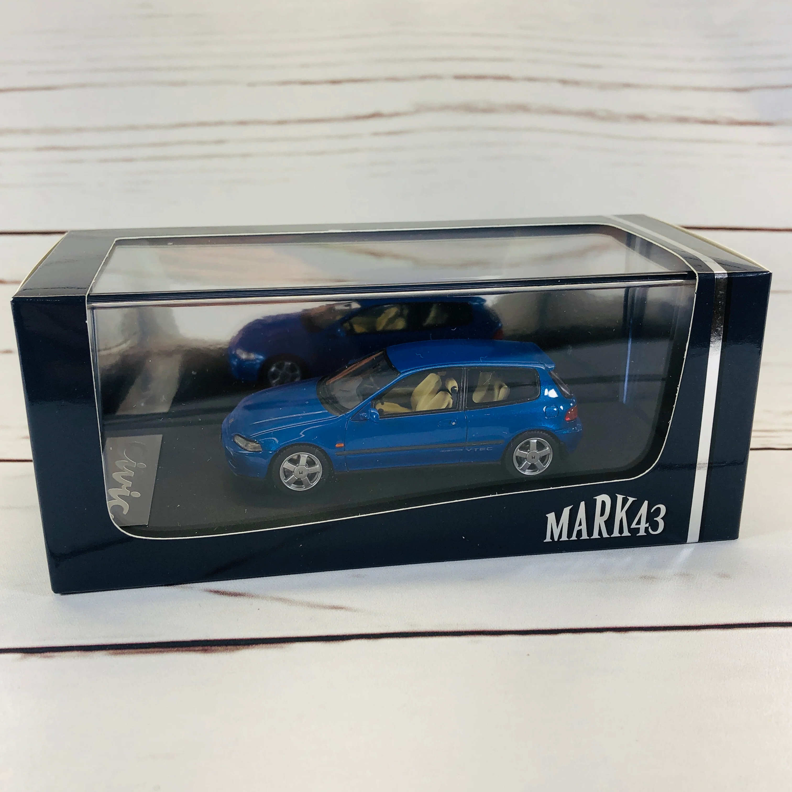 Mark43 1/43 Honda Civic SIR II (EG6) Captiva Blue PM4365BBL - Image 5