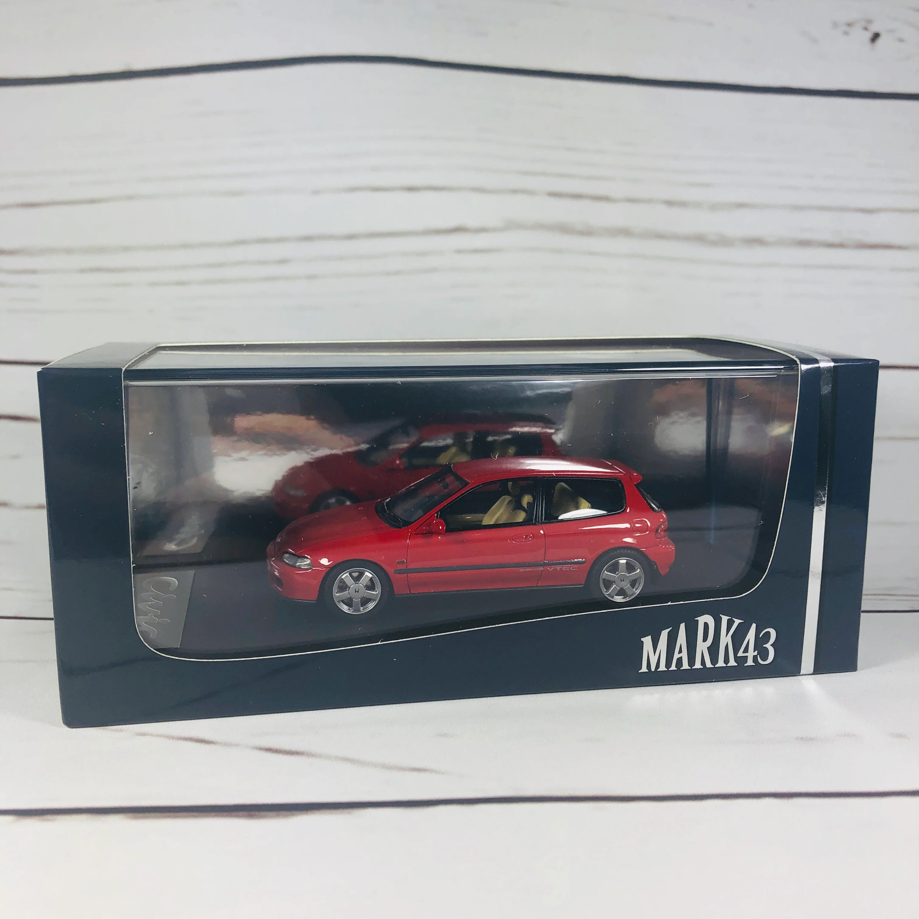 Mark43 1/43 Honda Civic SIR II (EG6) Milano Red PM4365BR - Image 7
