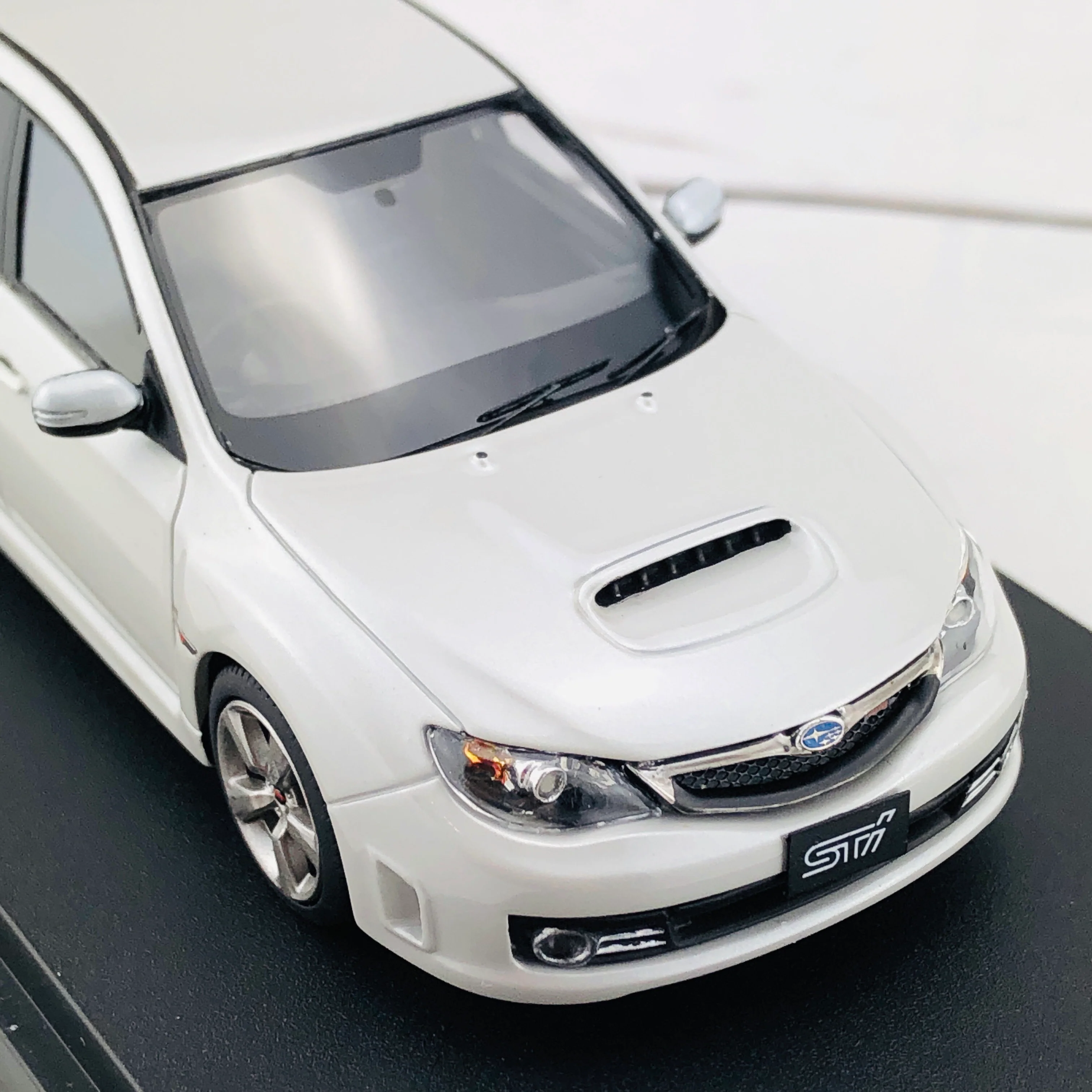 Mark43 1/43 SUBARU Impreza WRX STI (GRB) Satin White Pearl PM4370W - Image 5