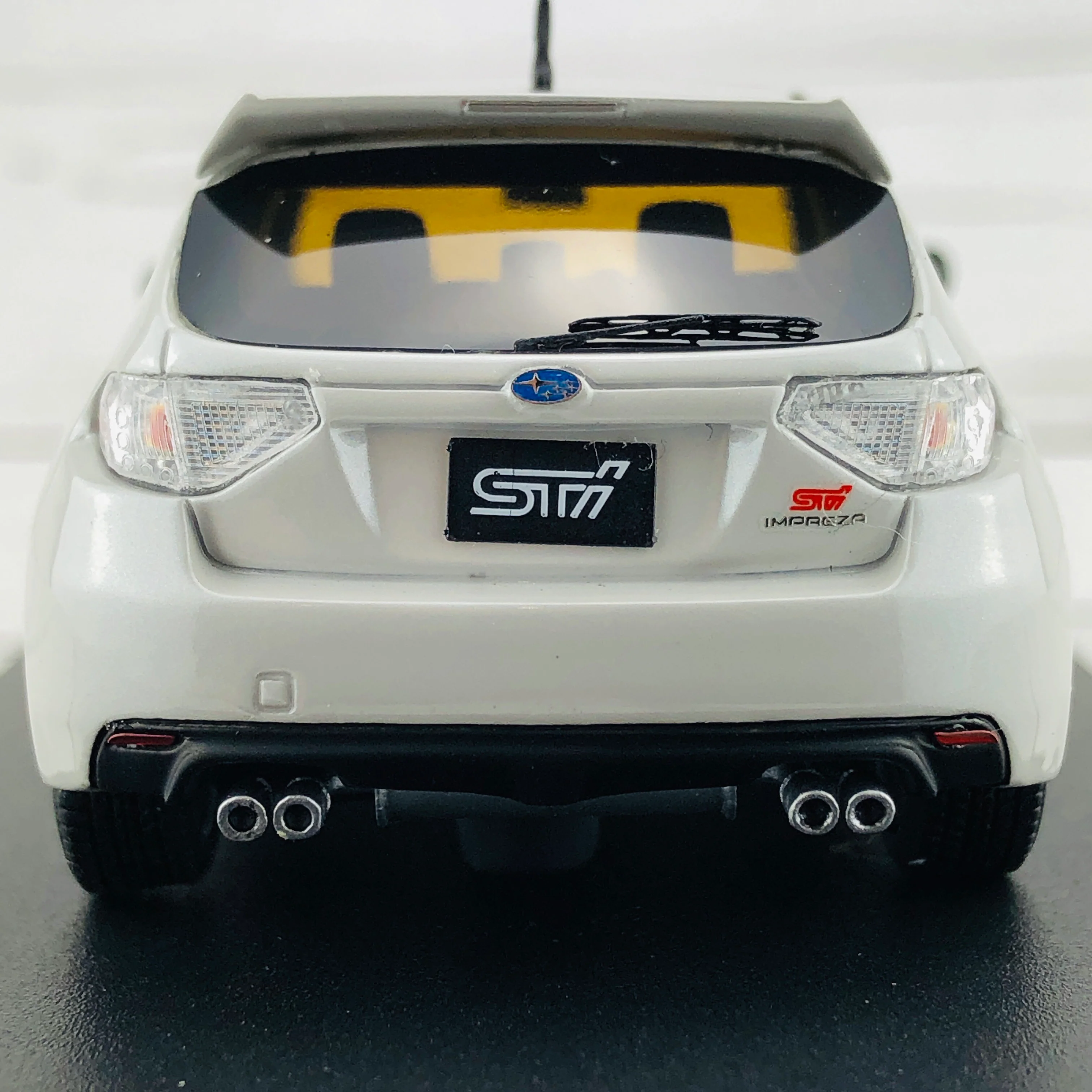 Mark43 1/43 SUBARU Impreza WRX STI (GRB) Satin White Pearl PM4370W - Image 7