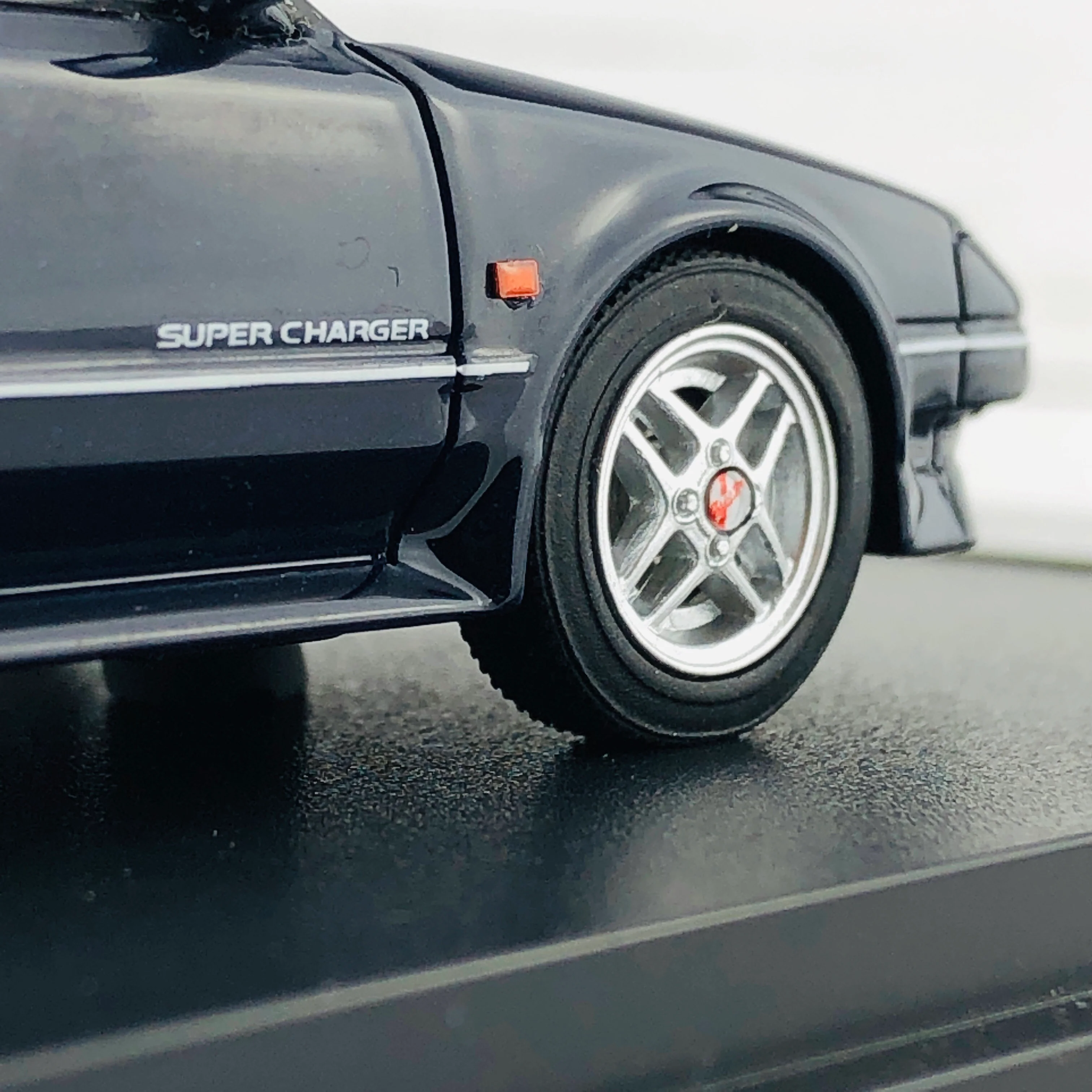 Mark43 1/43 Toyota MR 2 G-Limited Super Charger T Bar Roof (AW11) TOM'S NEW SPORT Blue Mica PM4377SBL - Image 8